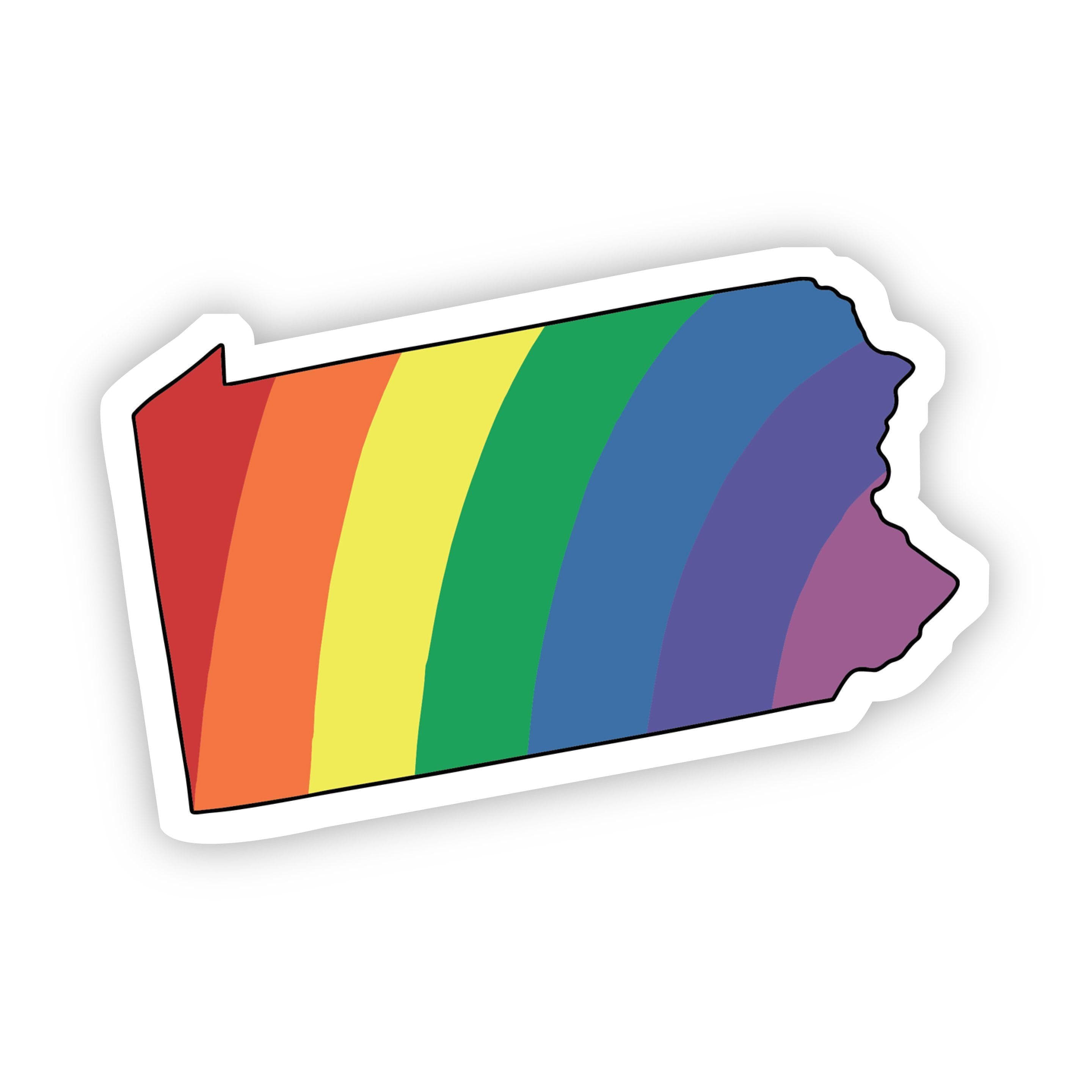  Pennsylvania Rainbow Sticker、mySite、elrpsem3k