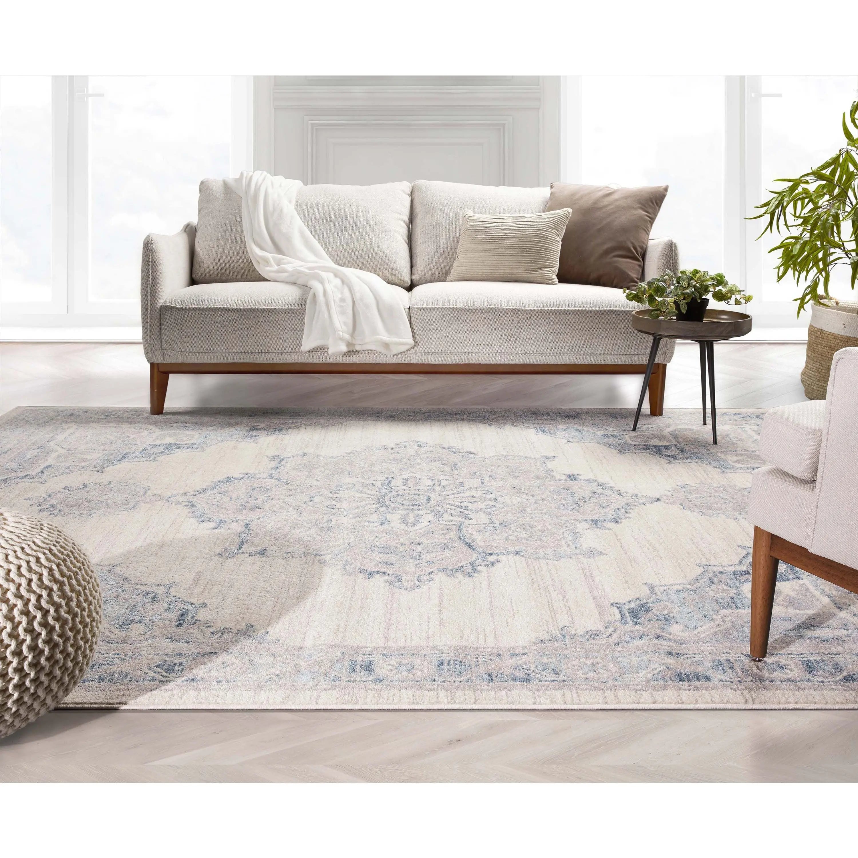 Branna Vintage Persian Blue Rug、mySite、gigharbornorthrealestate