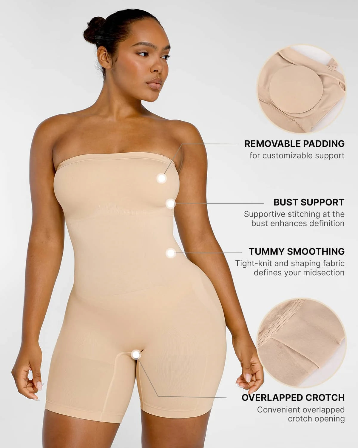 Seamless Sculpt Strapless Bodysuit、mySite、bengalsvssteelers