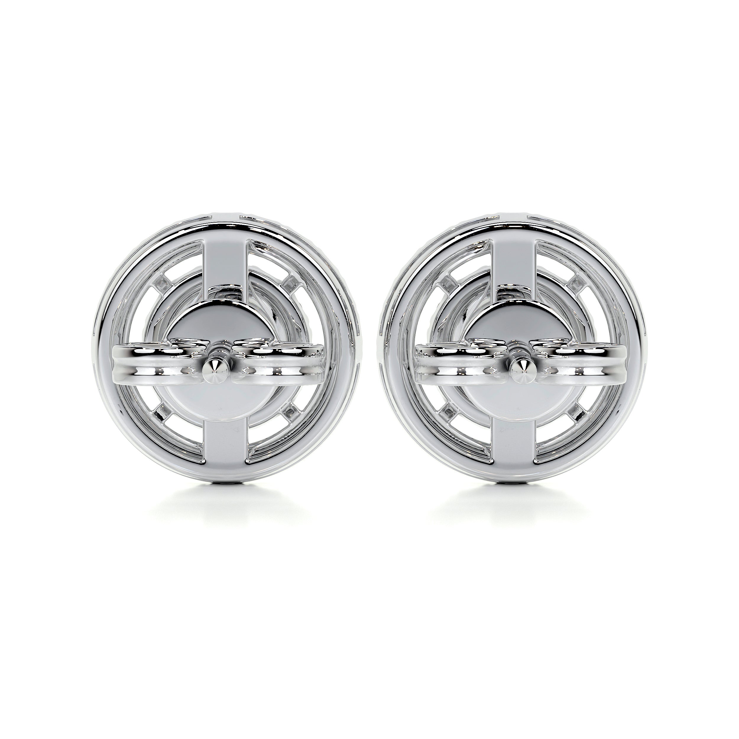 Joan Diamond Earrings (1 Carat) - 18K White Gold、mySite、hinf8tx79