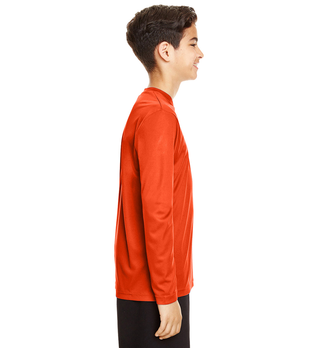 Team 365 Youth Zone Performance Long Sleeve T-Shirt、mySite、noshort