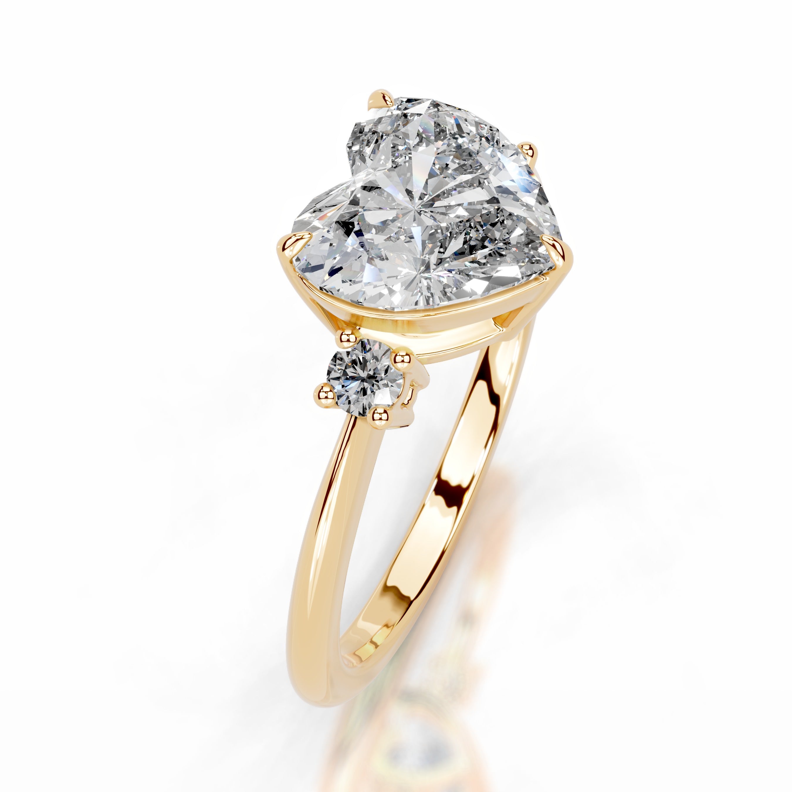 Dalila Lab Grown Diamond Ring - 18K Yellow Gold、mySite、hinf8tx79