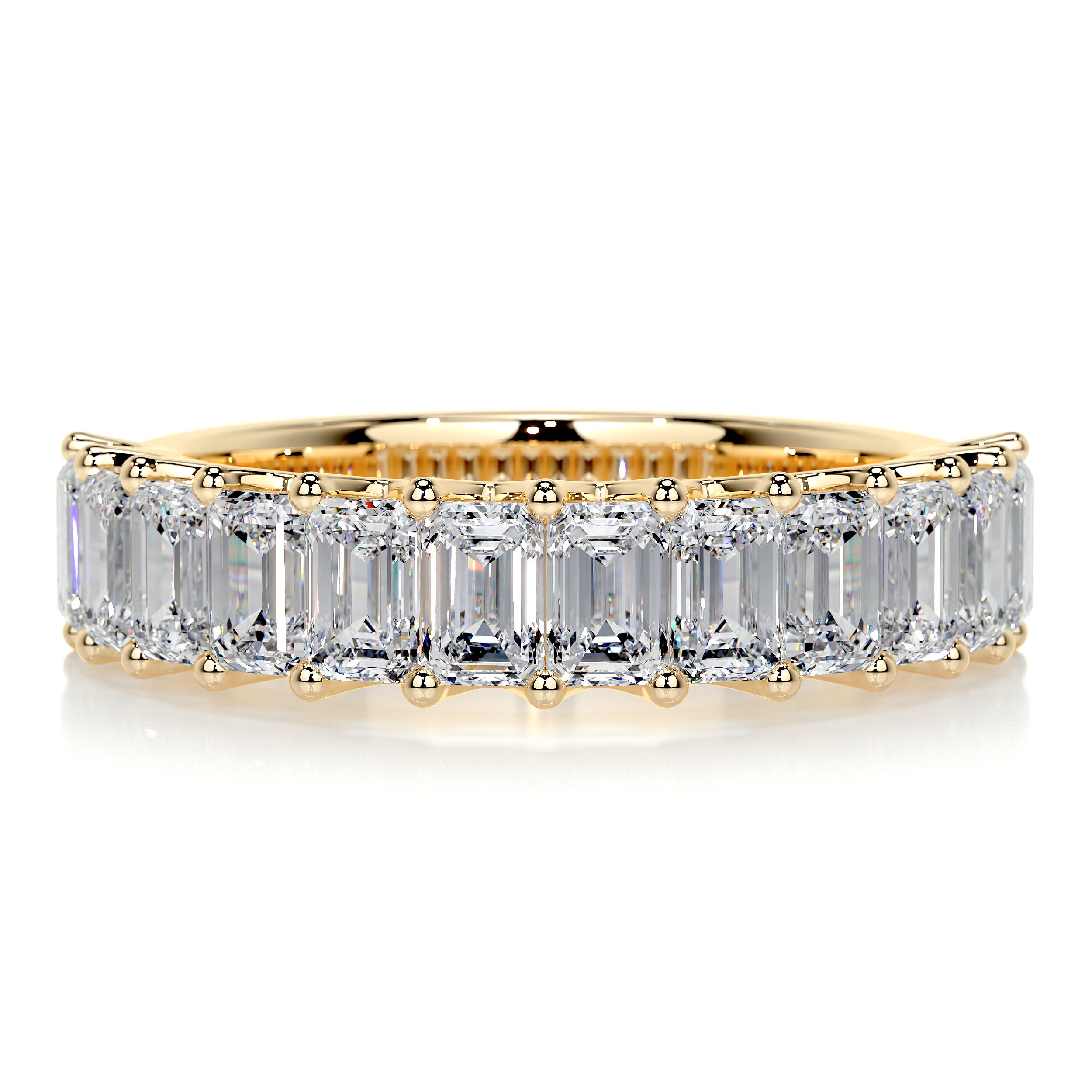 Gina Half Eternity Wedding Ring -18K Yellow Gold、mySite、hinf8tx79