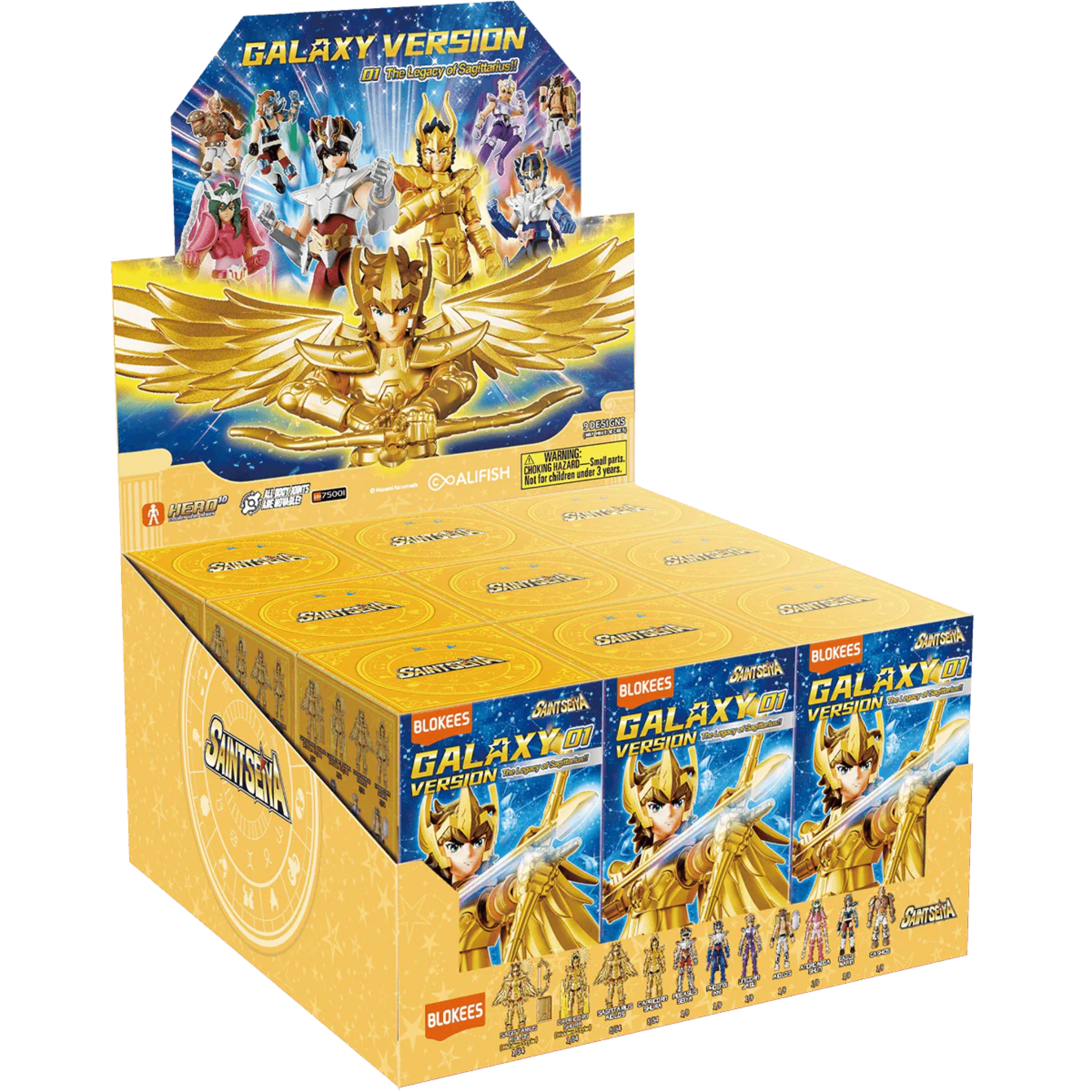 Blokees Saint Seiya Galaxy 01 (Box of 9 Individually Boxed)、mySite、hgirdovlk