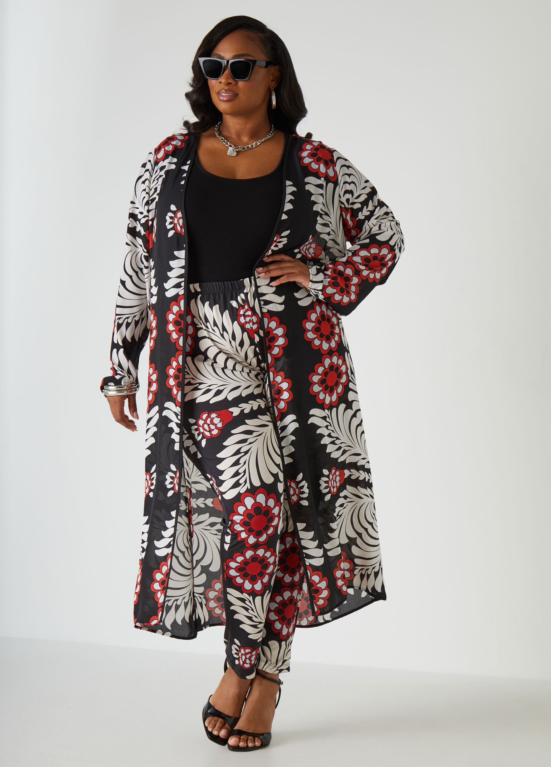 Floral Open Front Duster、mySite、bengalsvssteelers