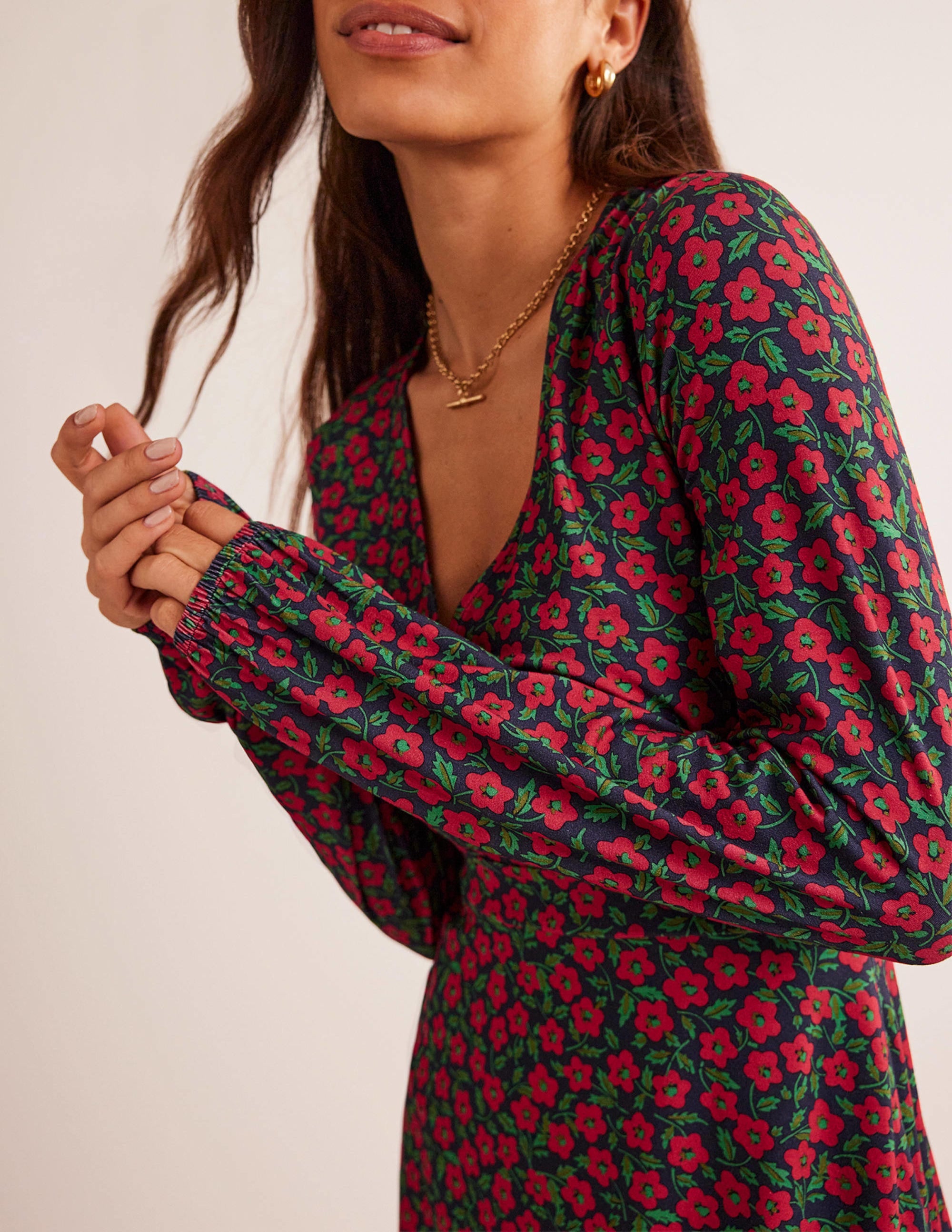  Willow Jersey Dress-Hot Pepper, Petal Pop、mySite、ashleygrahame