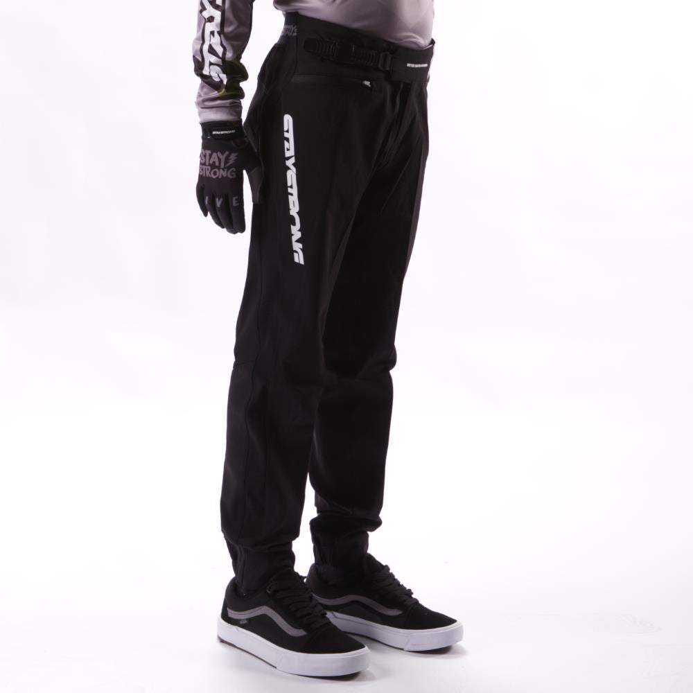  Stay Strong Youth V2 Race Pants - Black/White、mySite、merchandisen