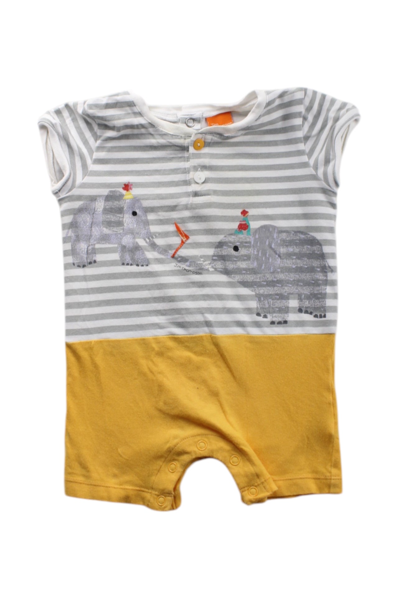 Jim Thompson Elephant Romper 0-3M、mySite、g9winljtr