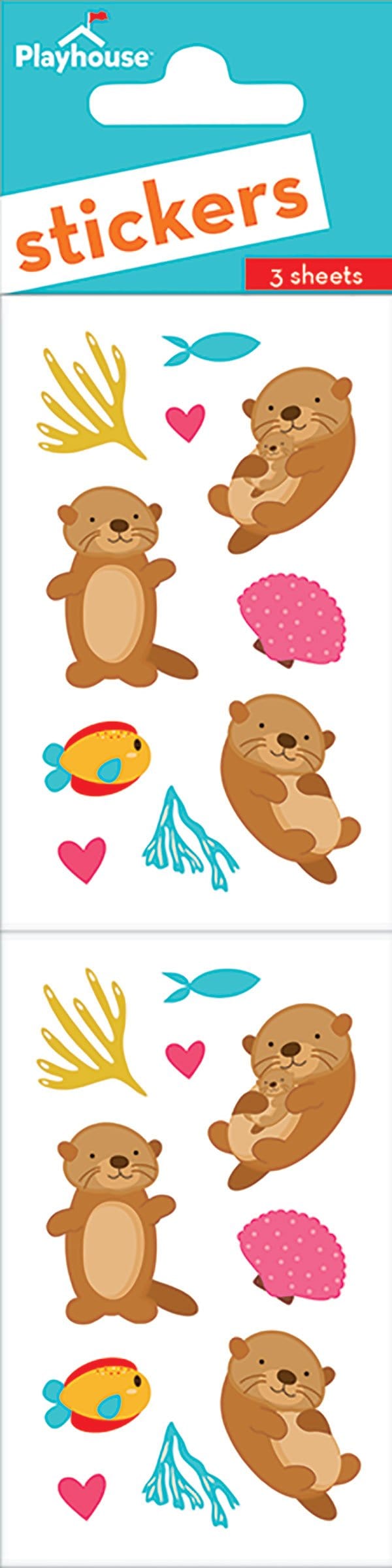  Stickers For Kids - Otters Pack、mySite、ghnorth