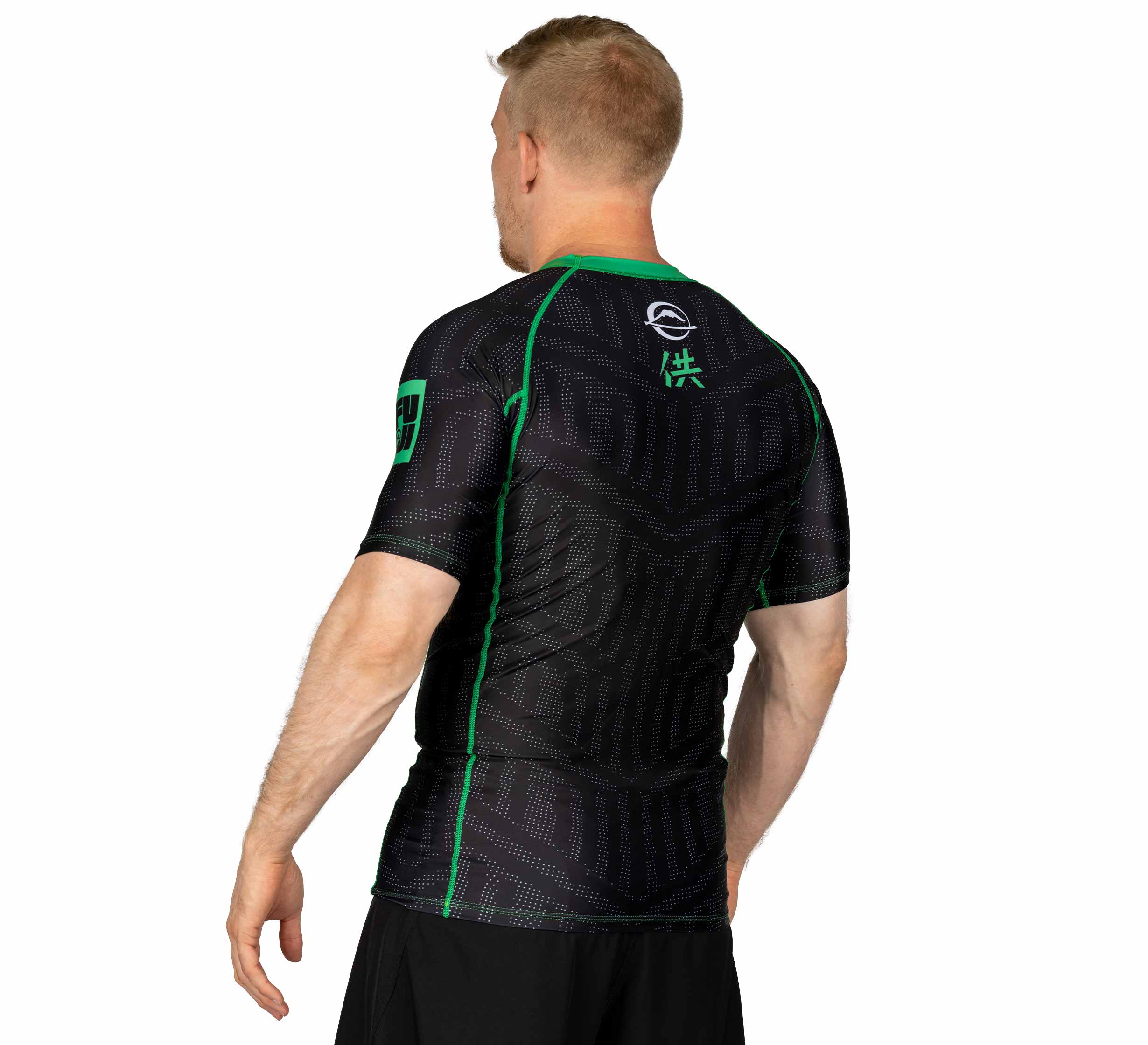 Team FUJI Short Sleeve Rashguard Green、mySite、gigharbornorthrealestate