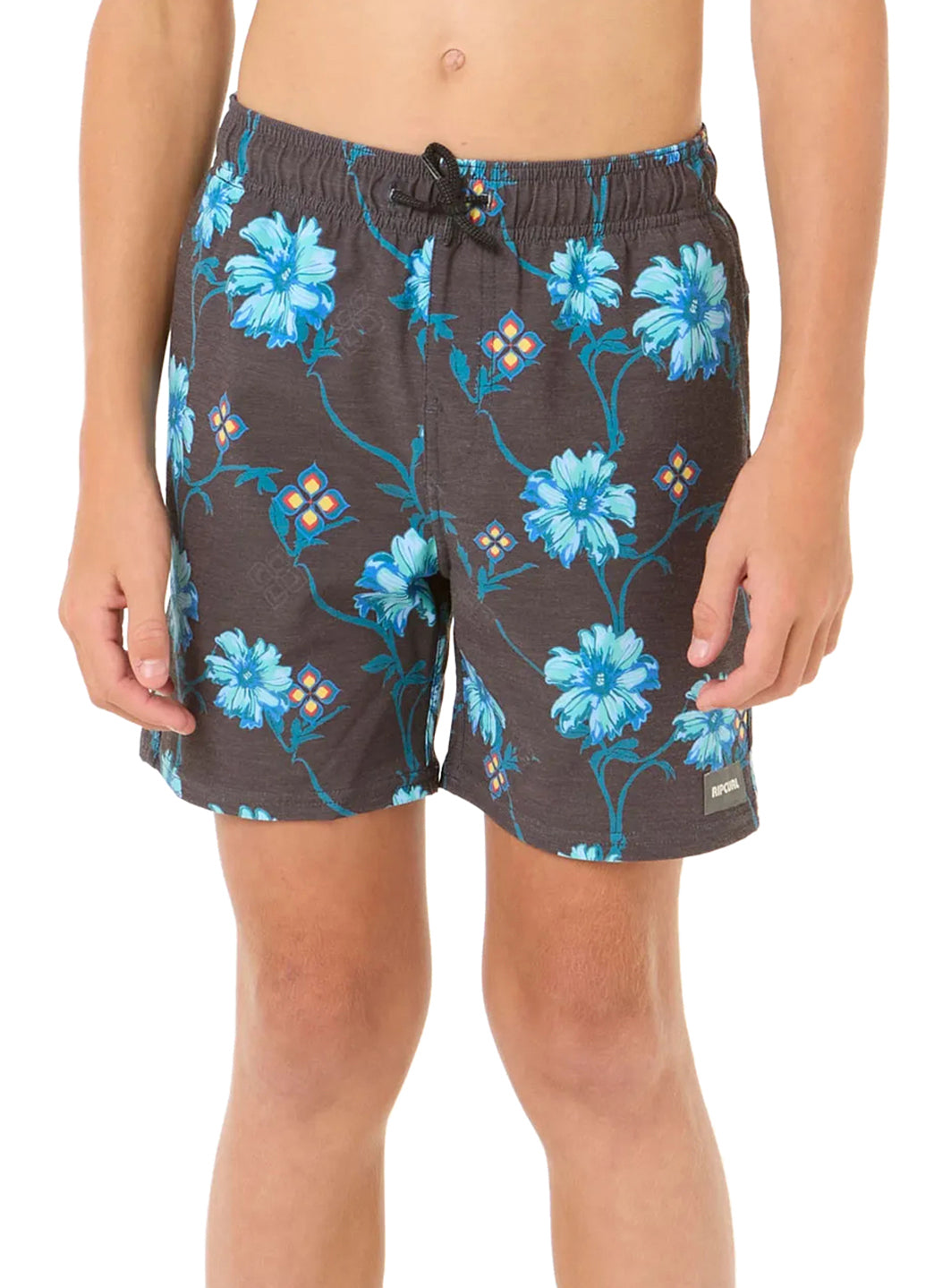 Rip Curl Boys' Surf Revival Floral Volley Shorts (Big Kid)、mySite、noshort