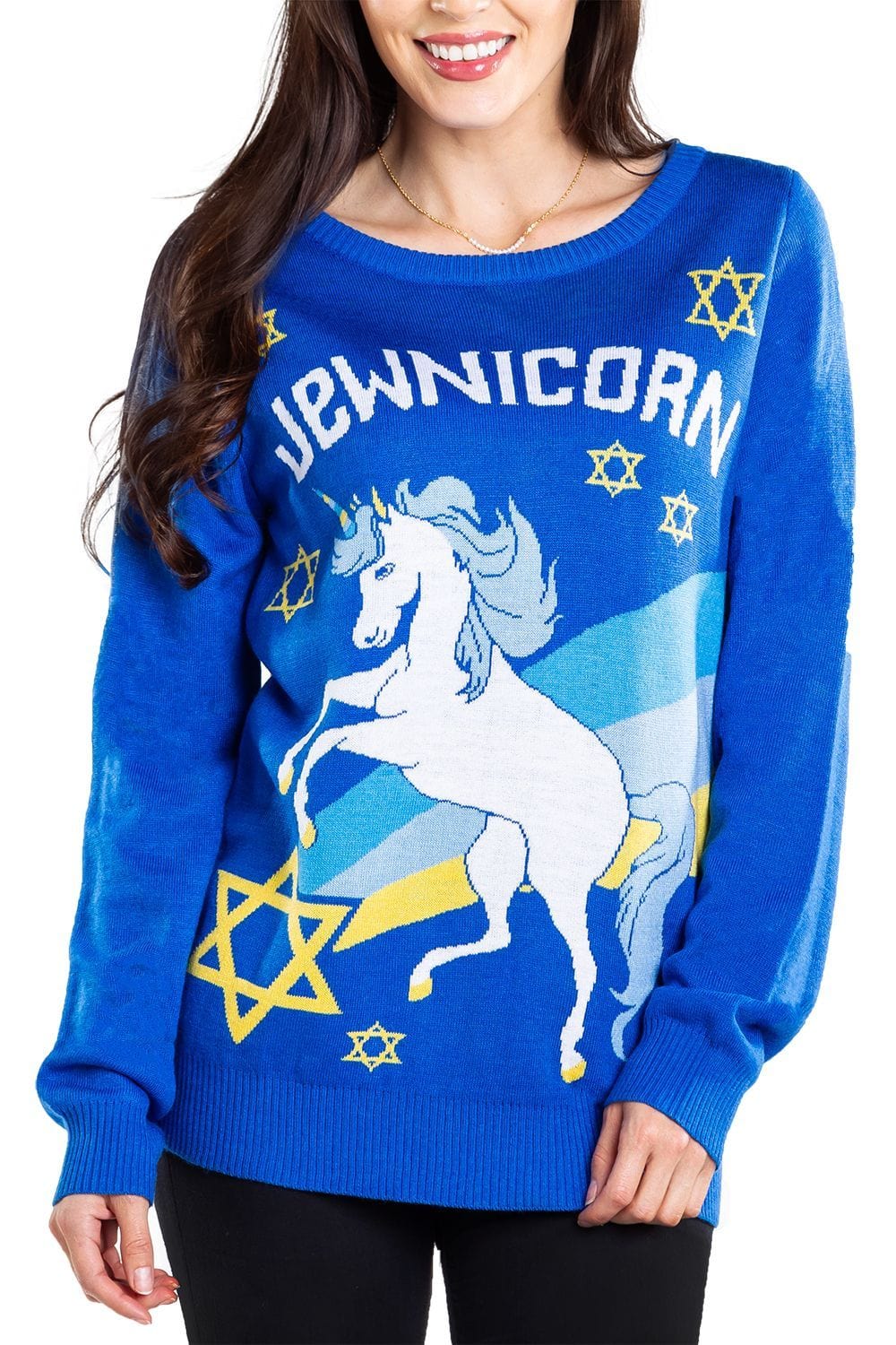 Women's Jewnicorn Sweater - by Tipsy Elves、mySite、topwebapps