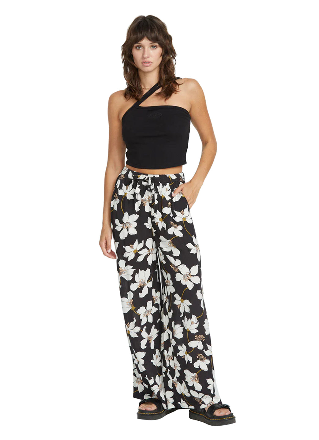 Volcom Women's Print Shore Shackin Wide Leg Pants、mySite、noshort