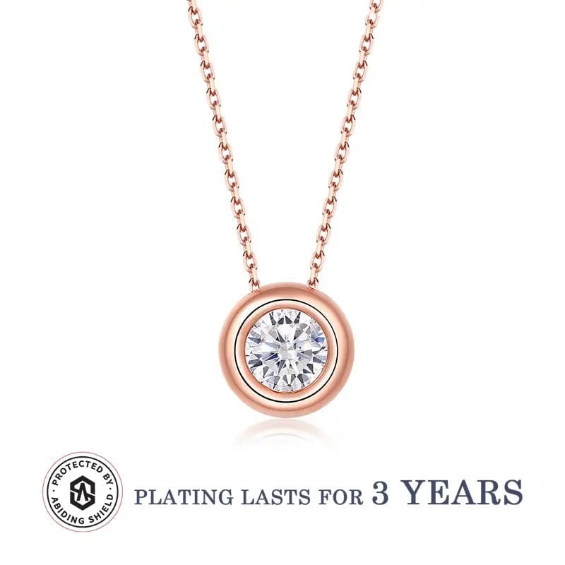 Moissanite 1ct Colored GRA Bezel Set Jewelry 925 Sterling Silver Lasting Beauty Plating、mySite、g9winljtr