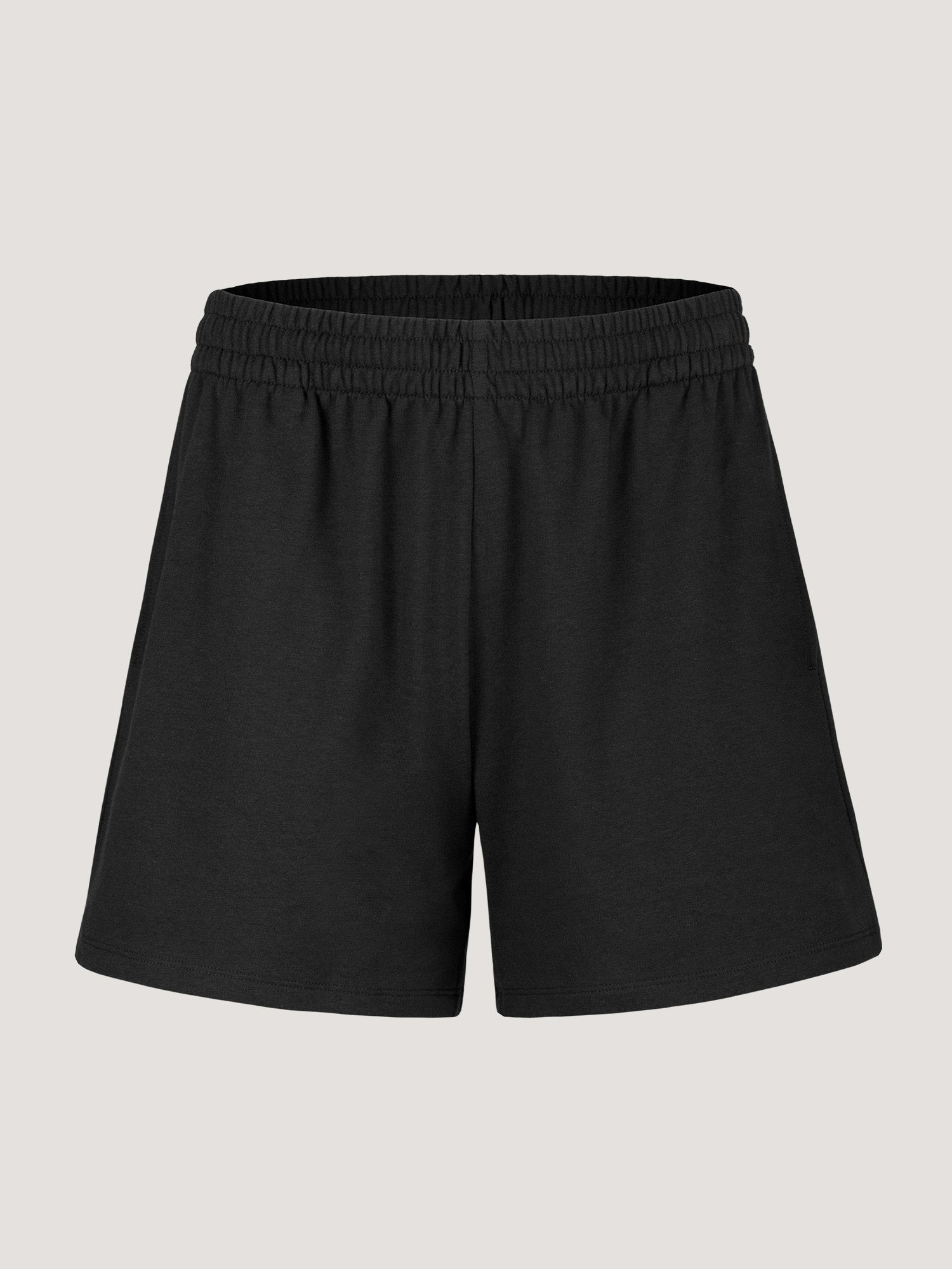  Women's Black Terry Lounge Shorts FINAL SALE、mySite、ghnorth
