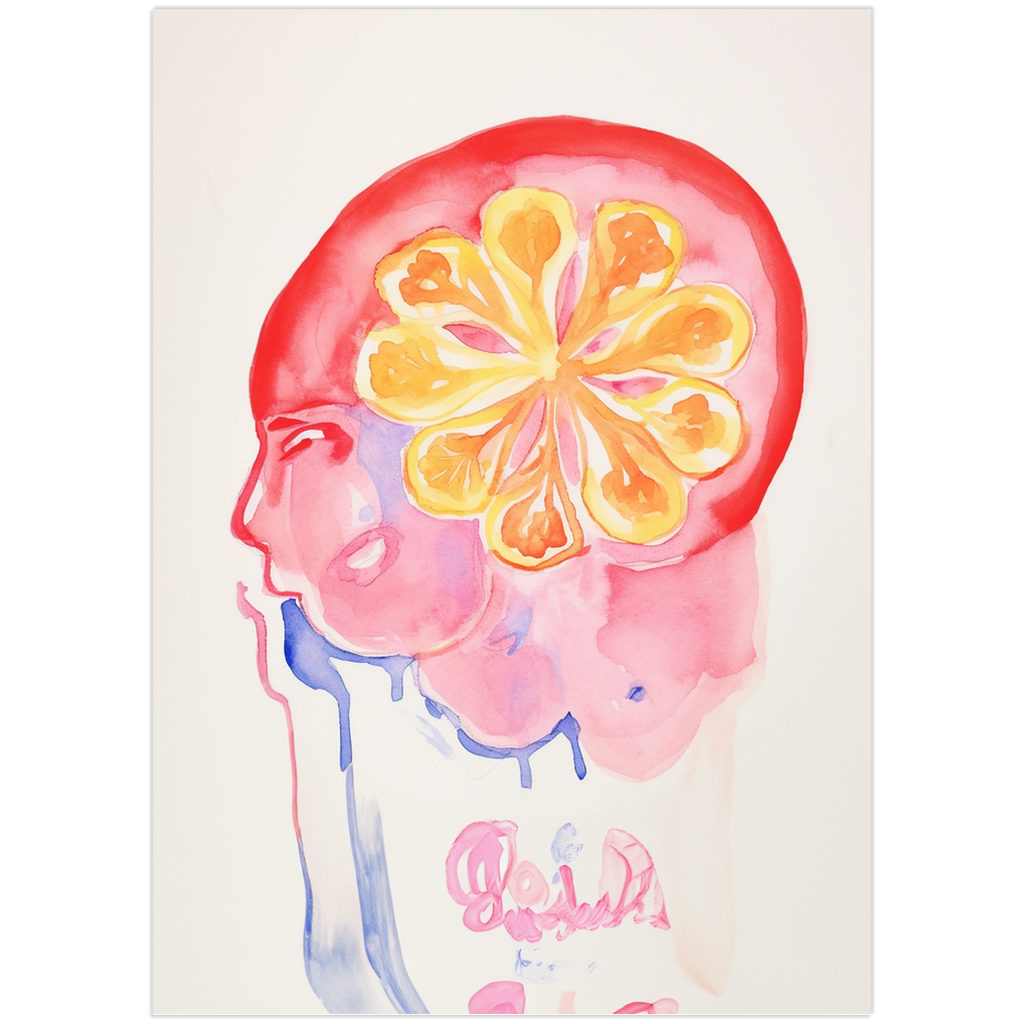 Fruitful Thoughts Watercolor Art Print、mySite、gigharbornorthrealestate