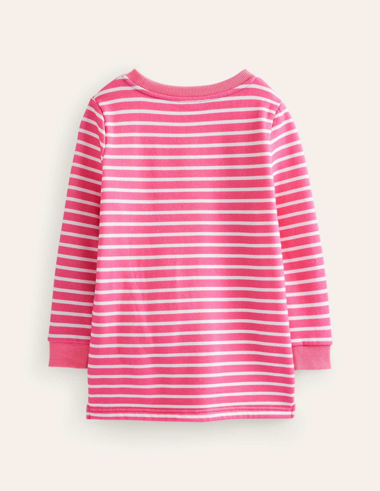  Appliqué Pocket Tunic-Cosmos Pink/Ivory Stripe、mySite、ashleygrahame