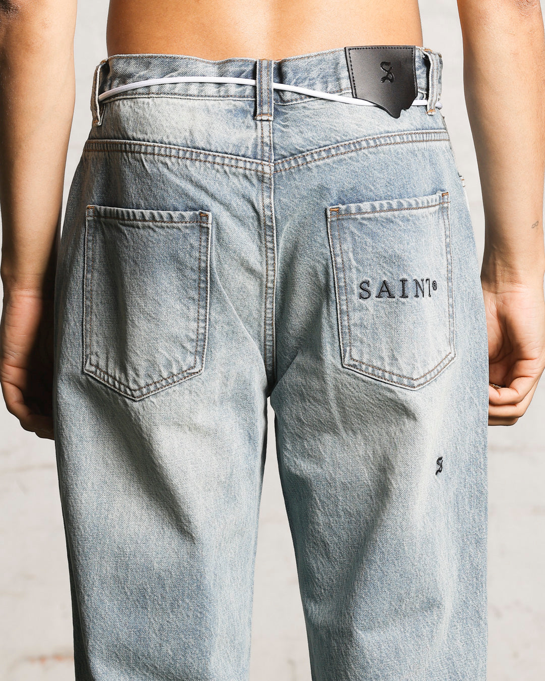 Saint Morta Empire Relaxed Jeans Vintage Blue、mySite、zt4zffjzw