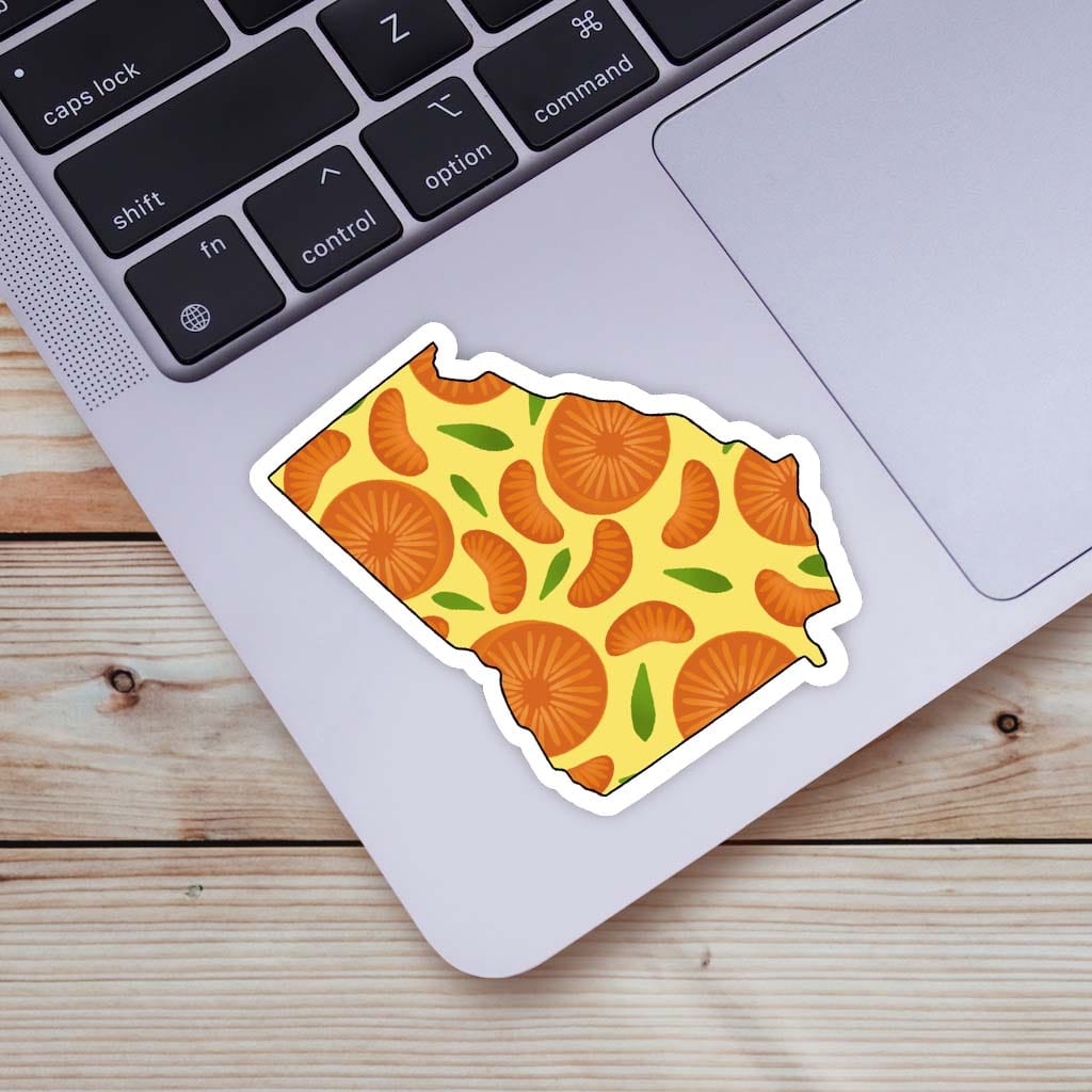 Georgia Orange & Yellow Fruit Sticker、mySite、ghnorth