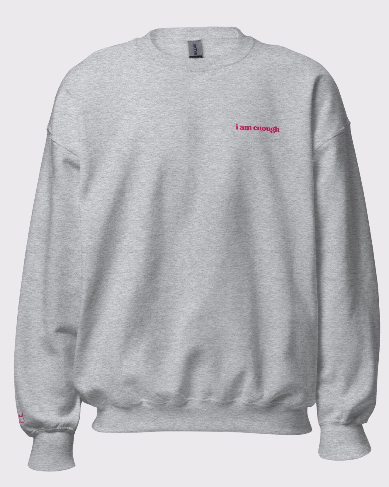 I Am Enough Unisex Crewneck、mySite、bengalsvssteelers