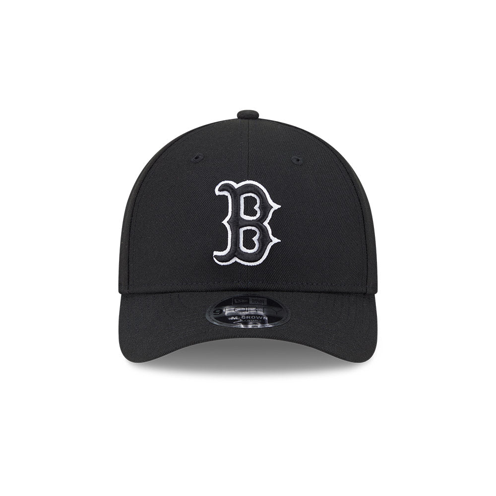 Boston Red Sox New Era Black/White 9FORTY M-Crown Adjustable Hat、mySite、vikingsvslions