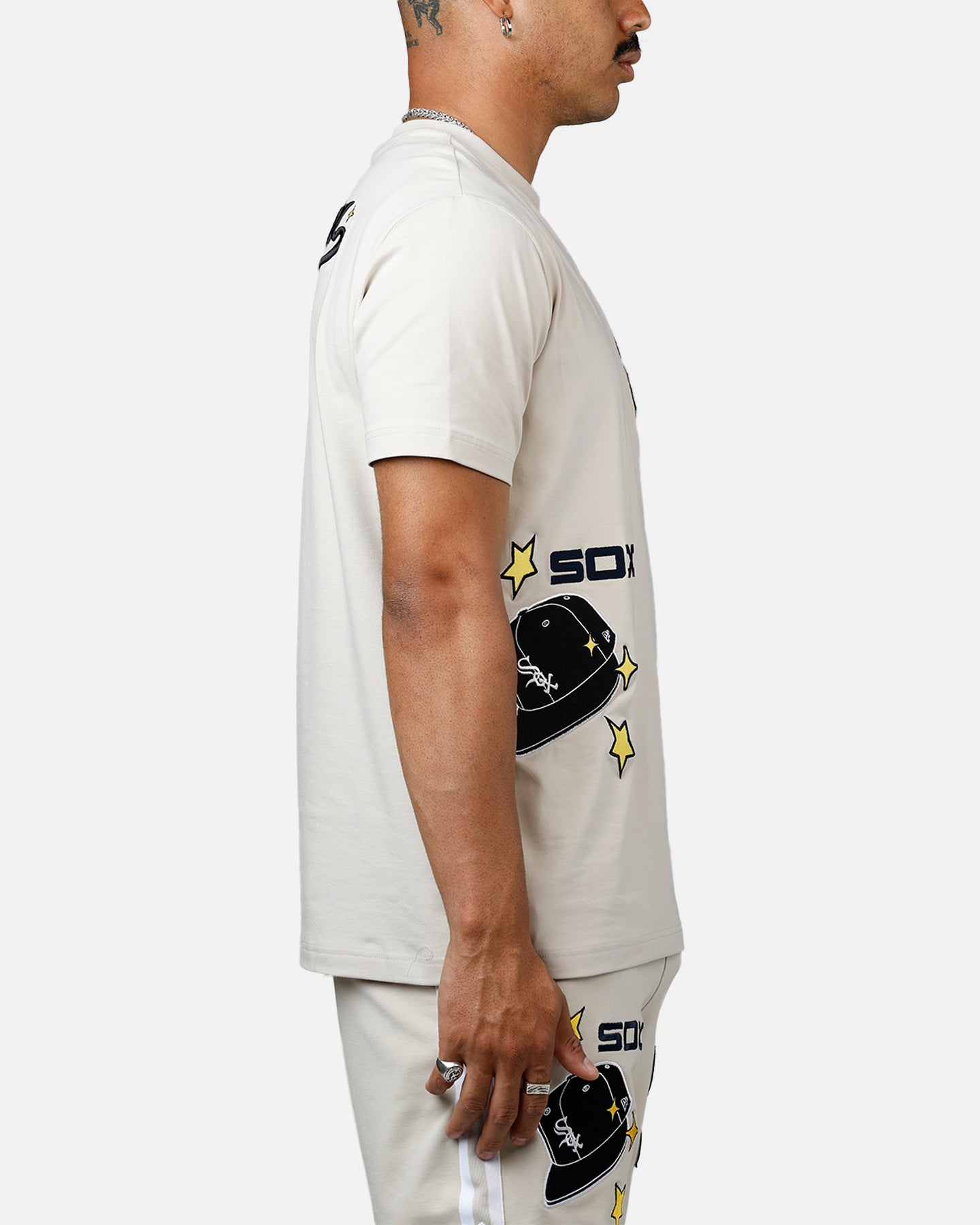 New Era Chicago White Sox 'Logo Select' Summer T-Shirt Stone、mySite、zt4zffjzw