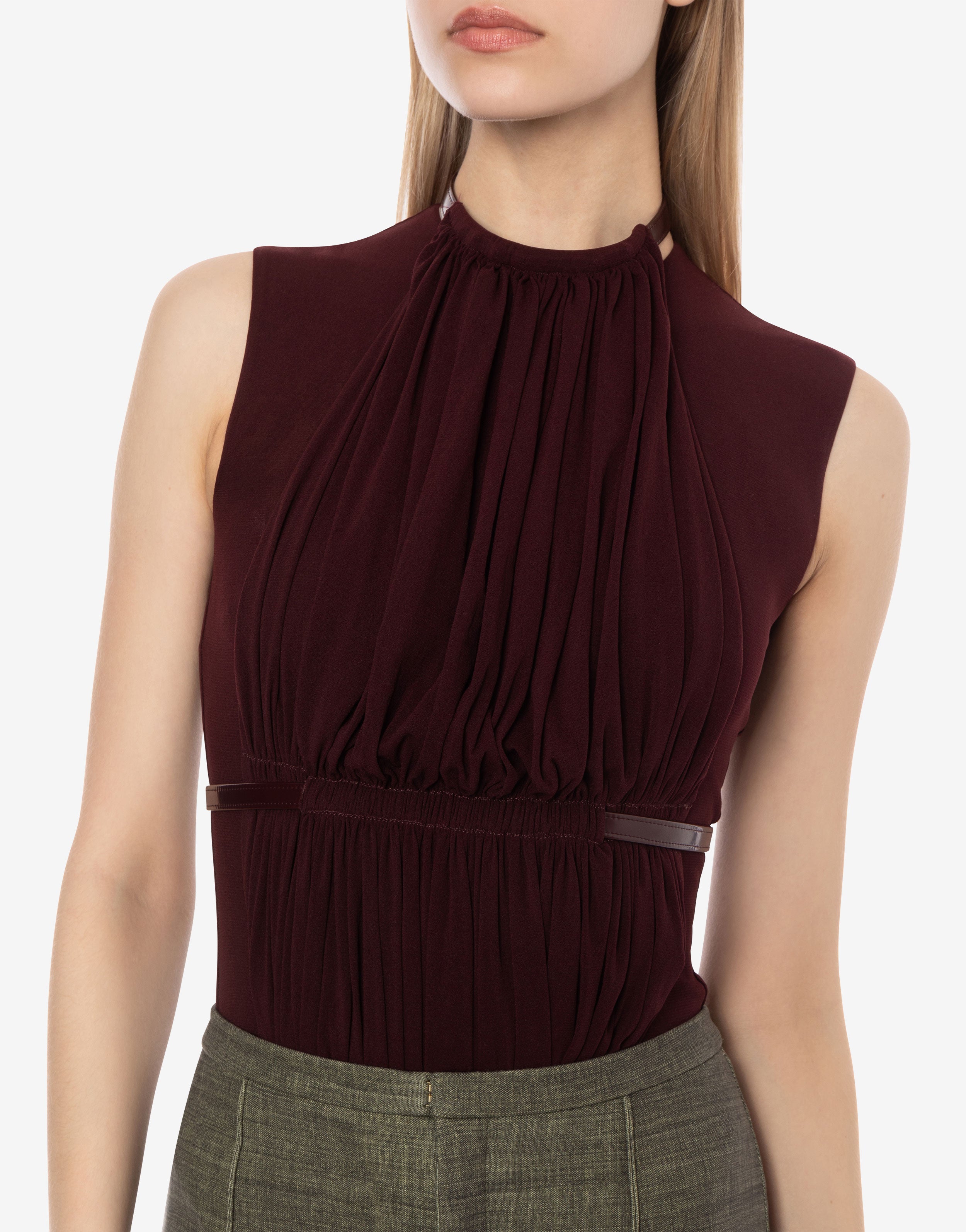 Body drappeggiato in tulle stretch、mySite、aoinhome