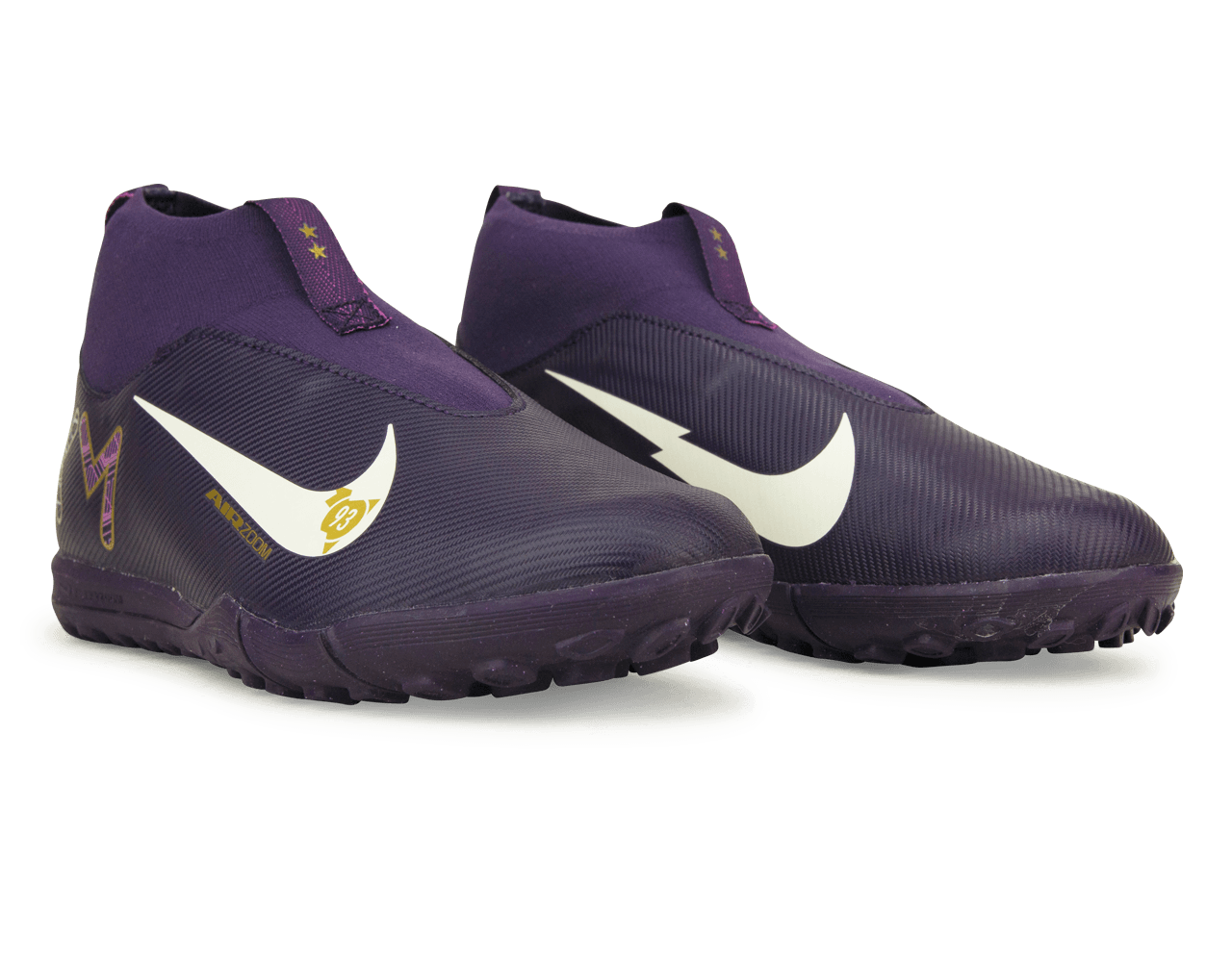 Nike Kids Zoom Mercurial Superfly 10 Academy KM TF Grand Purple/Pale Ivory、mySite、noshort