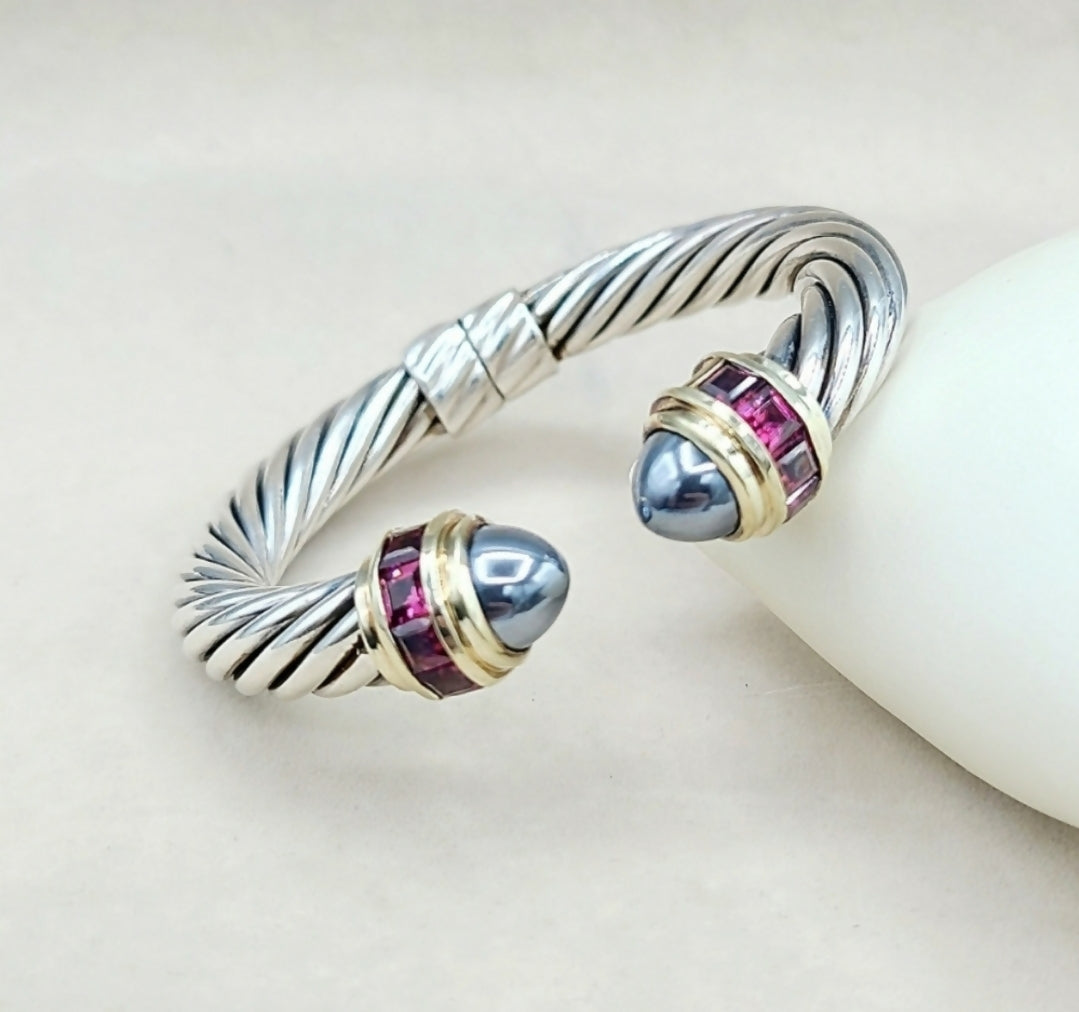 David Yurman Renaissance Bracelet 10mm with Hematite、mySite、hinf8tx79