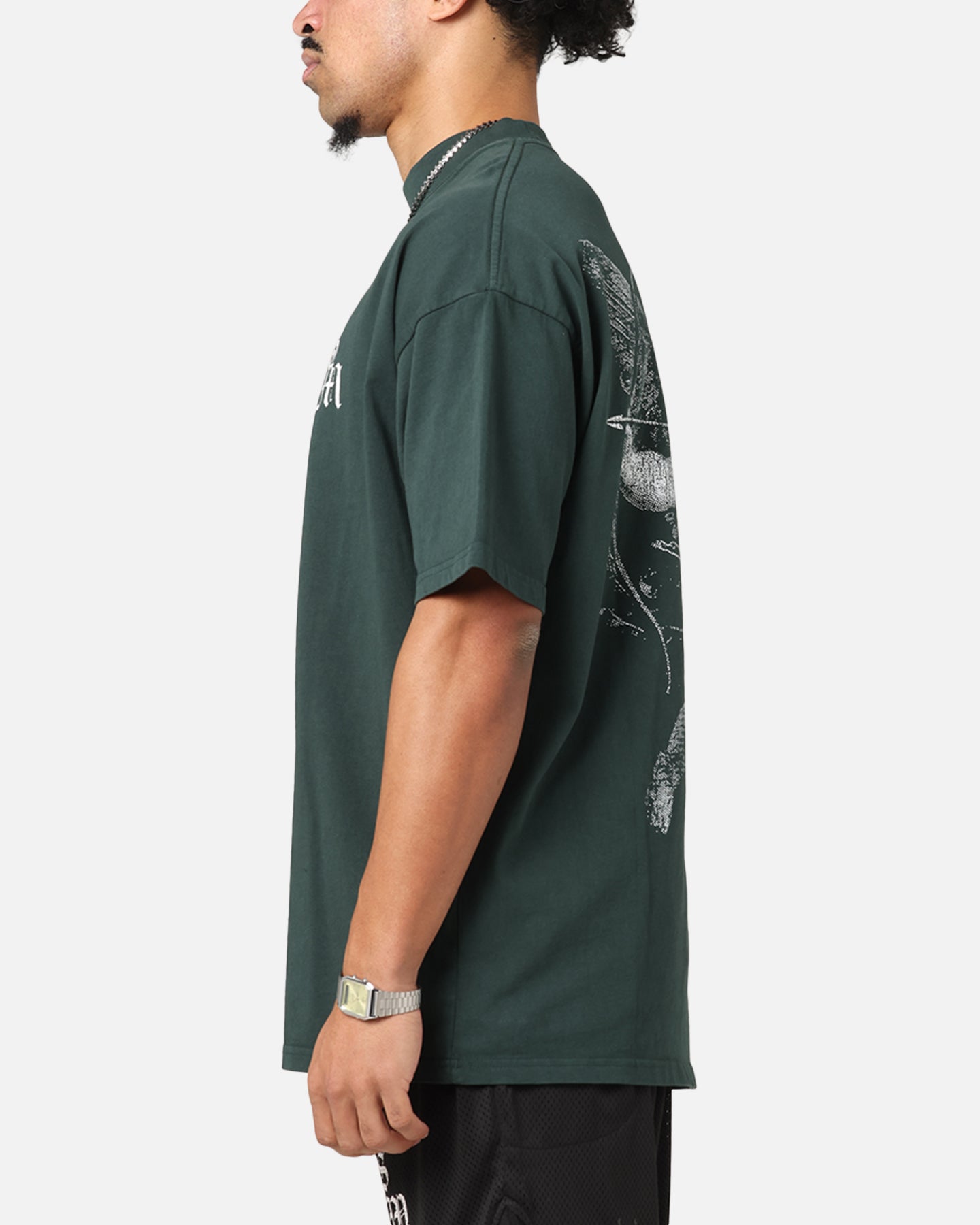 Saint Morta Redemption Mock Neck T-Shirt Green、mySite、zt4zffjzw