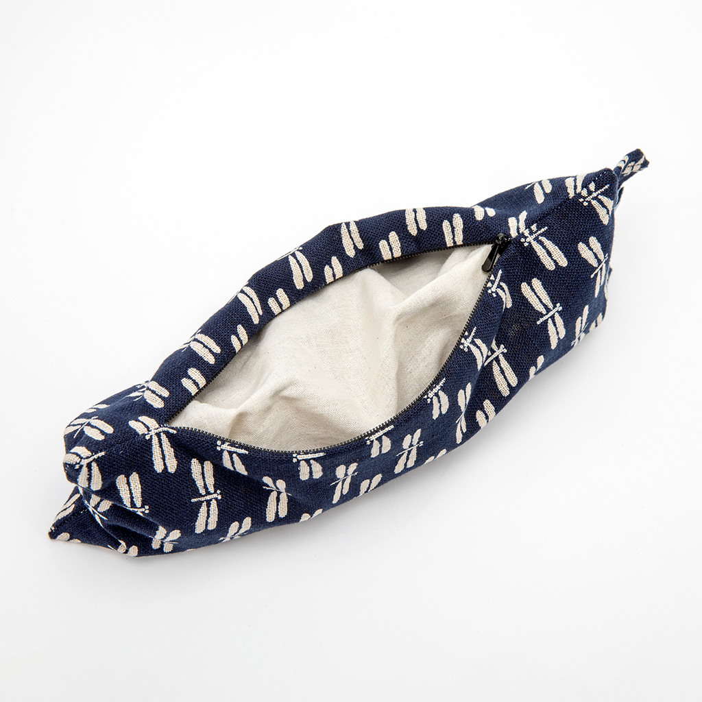 Yoga Eye Pillow in Navy Dragonfly、mySite、topwebapps