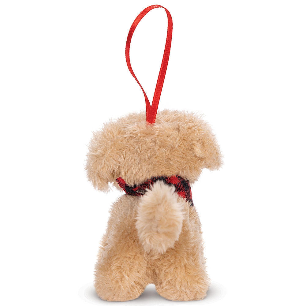 3 In. Golden Dog Farm Christmas Ornament、mySite、pszhyizbm