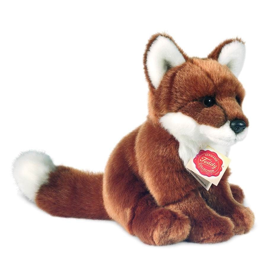 Plush Red Fox Lifelike Realistic by Teddy Hermann、mySite、g9winljtr