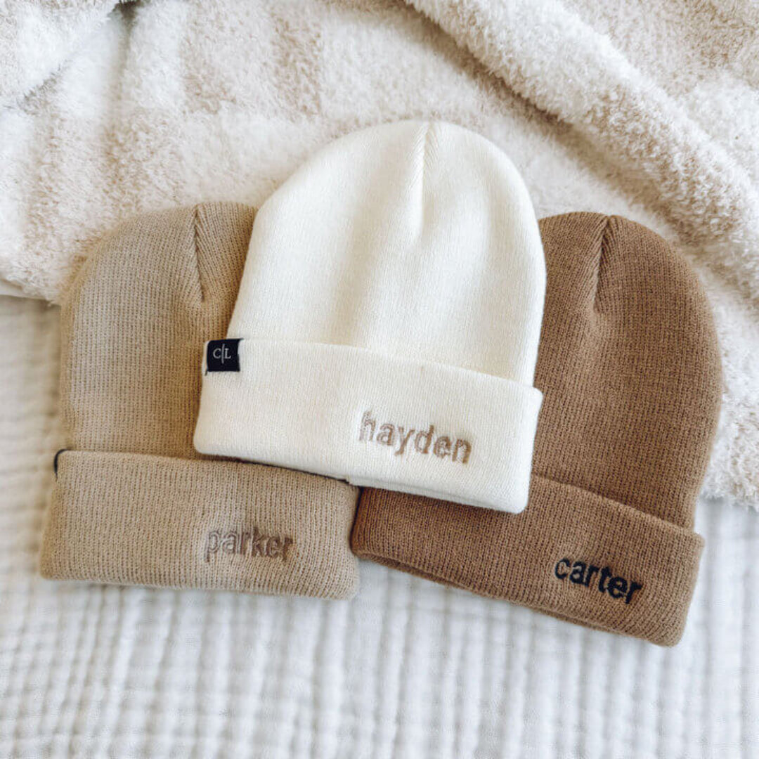  Embroidered Knit Baby Beanie、mySite、layawaytickets