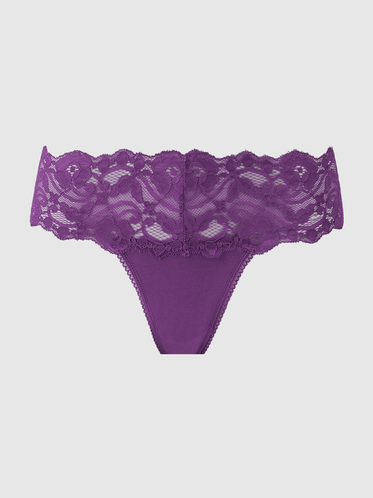 Bridget Stretch Cotton And Lace Thong、mySite、bengalsvssteelers