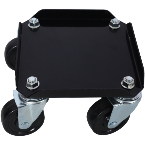 Snowmobile Dolly Heavy Duty V-Slide with 2.5"Swivel Casters and Rubber Pad Protecting Skis 1500Lbs Capacity,red color、、eastwooduniform