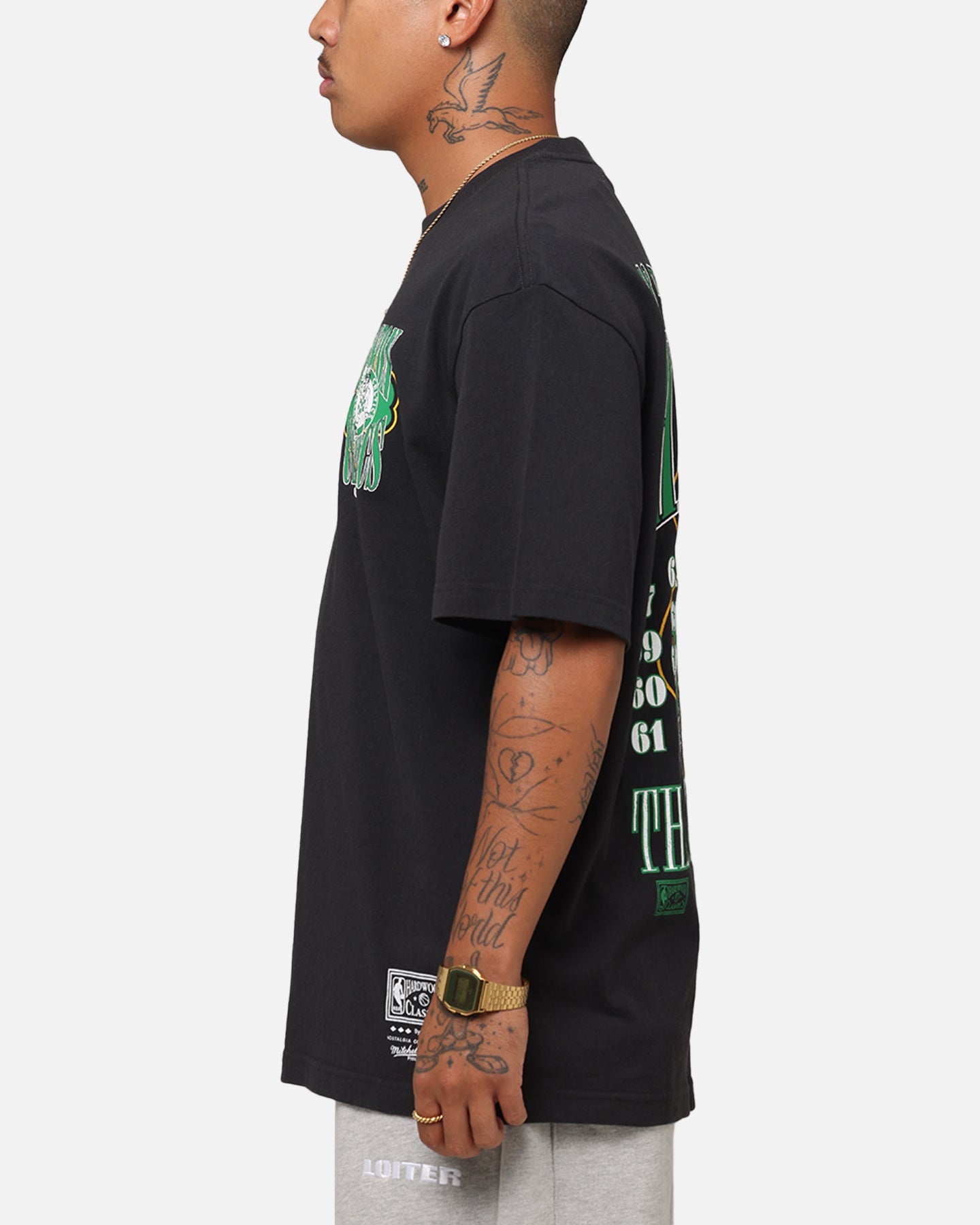 Mitchell & Ness Boston Celtics 18-Time NBA Champions T-Shirt Faded Black、mySite、zt4zffjzw
