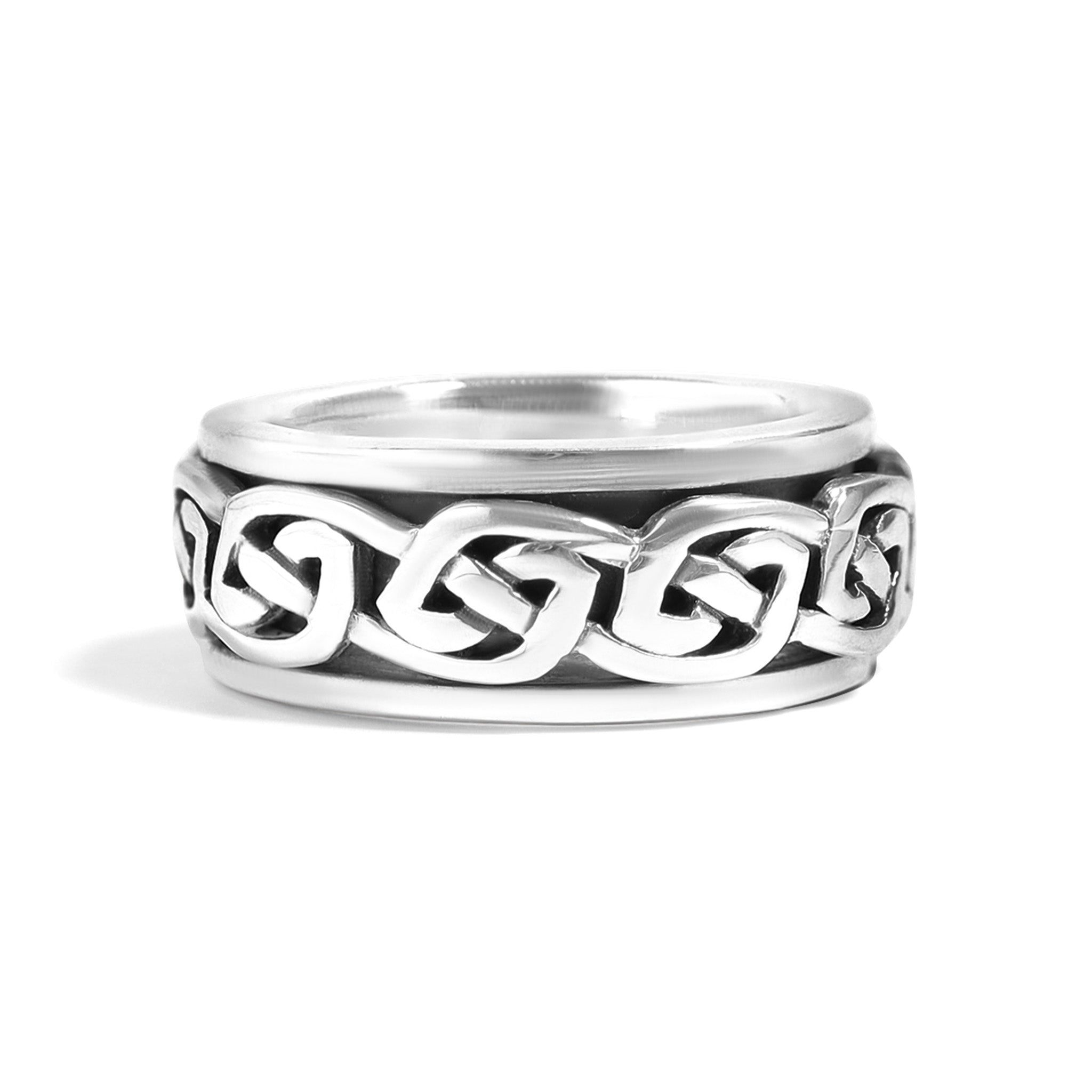 Sterling Silver Celtic Knot Spinner Ring / SSR0048、mySite、dreamappss