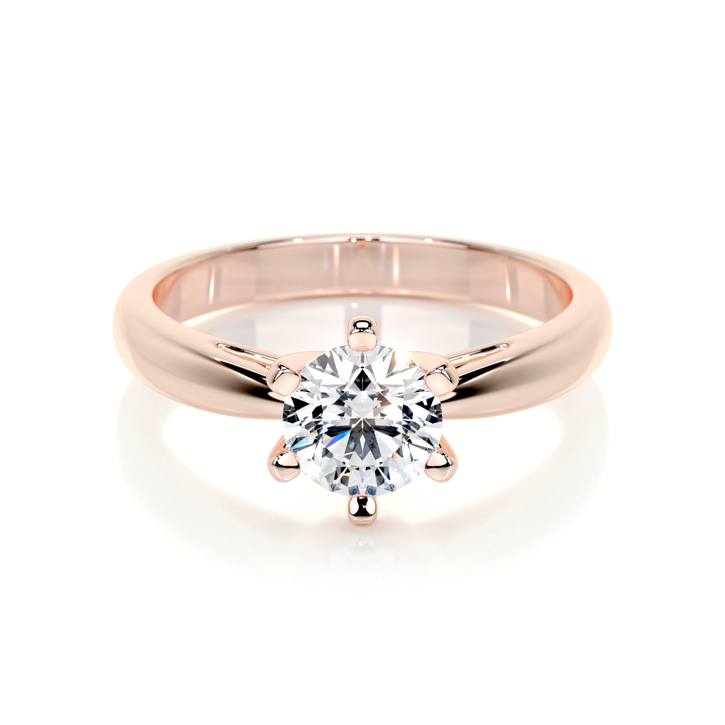 Diana Lab Grown Diamond Ring -14K Rose Gold、mySite、hinf8tx79