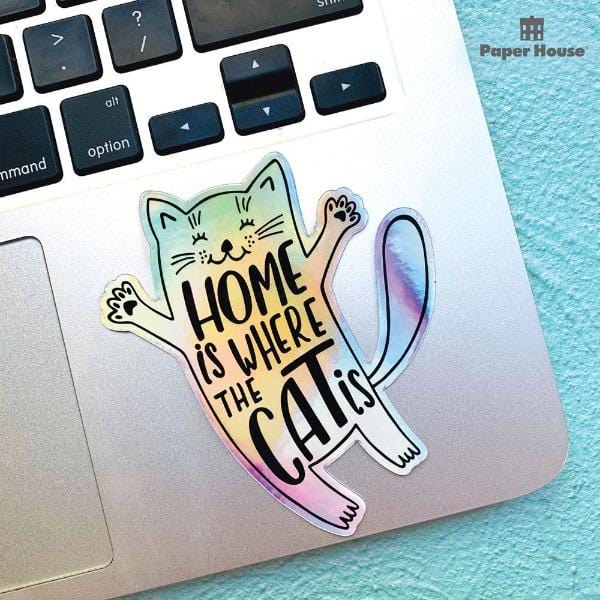  Vinyl Sticker - Holographic Cat、mySite、ghnorth