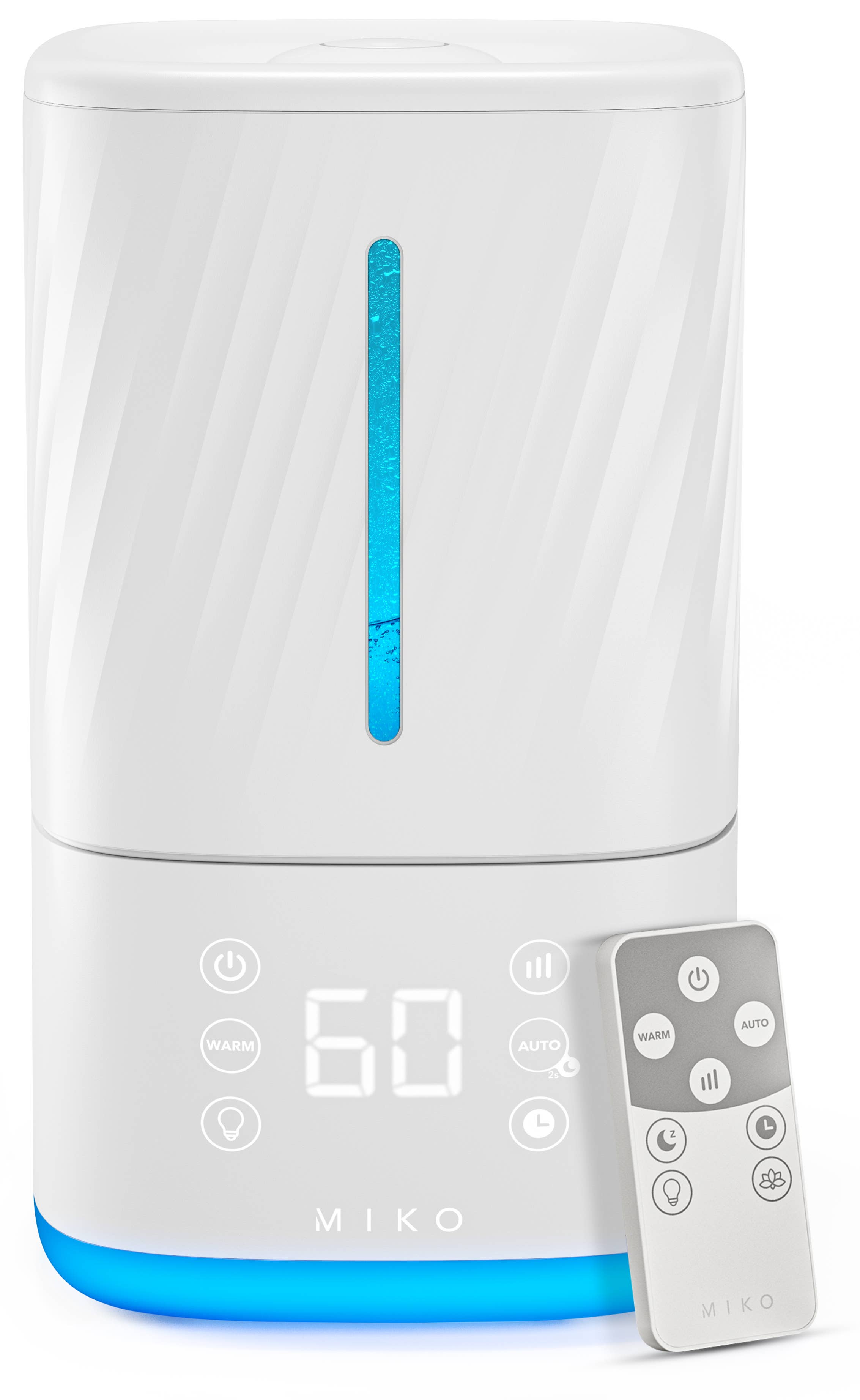Cool and Warm Humidifier by Miko - Miko Ultrasonic Humidifier, Cool or Warm Mist、mySite、g9winljtr