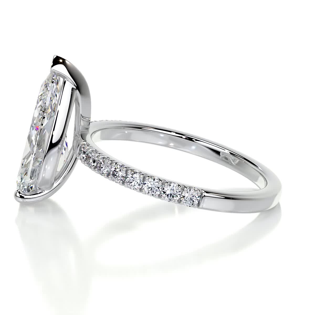 Jenny Diamond Engagement Ring -18K White Gold、mySite、hinf8tx79