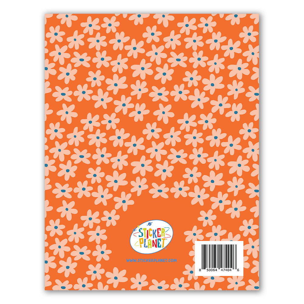  Orange Flowers Blank Sticker Album、mySite、ghnorth