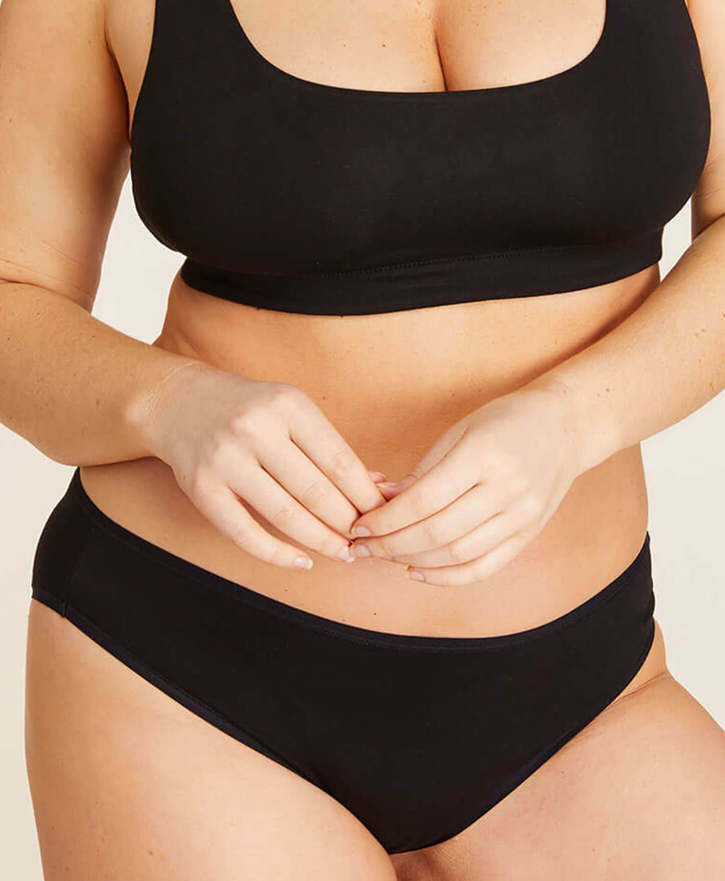  The Bikini Panty - Rayon - Black、mySite、ashleygrahame