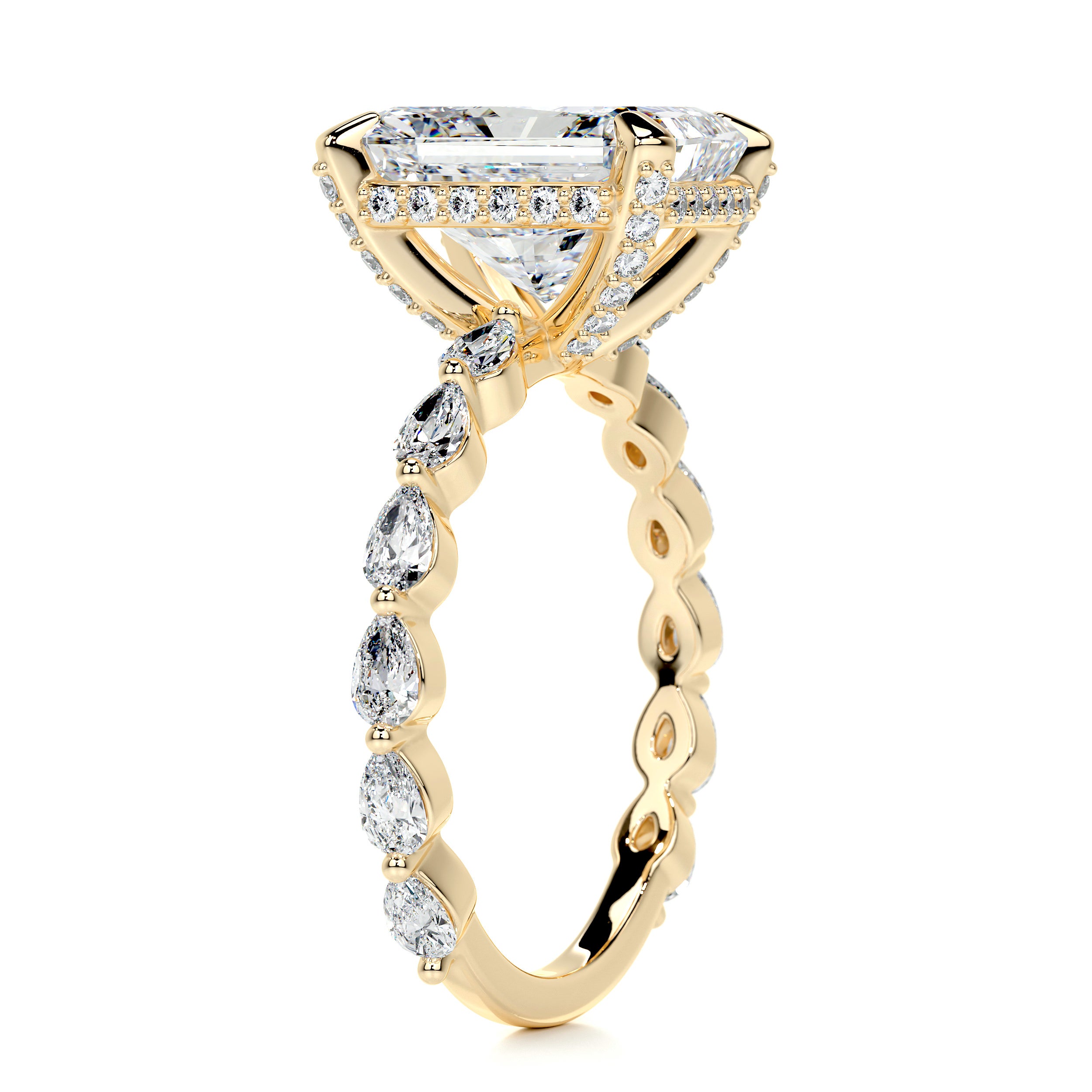 Robin Diamond Engagement Ring -18K Yellow Gold、mySite、hinf8tx79