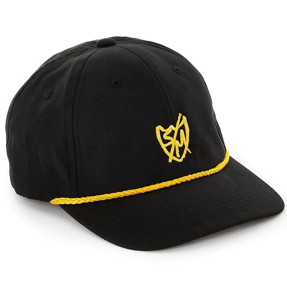  S&M Gold Rope Dad Hat Black With Sharpie Shield、mySite、merchandisen