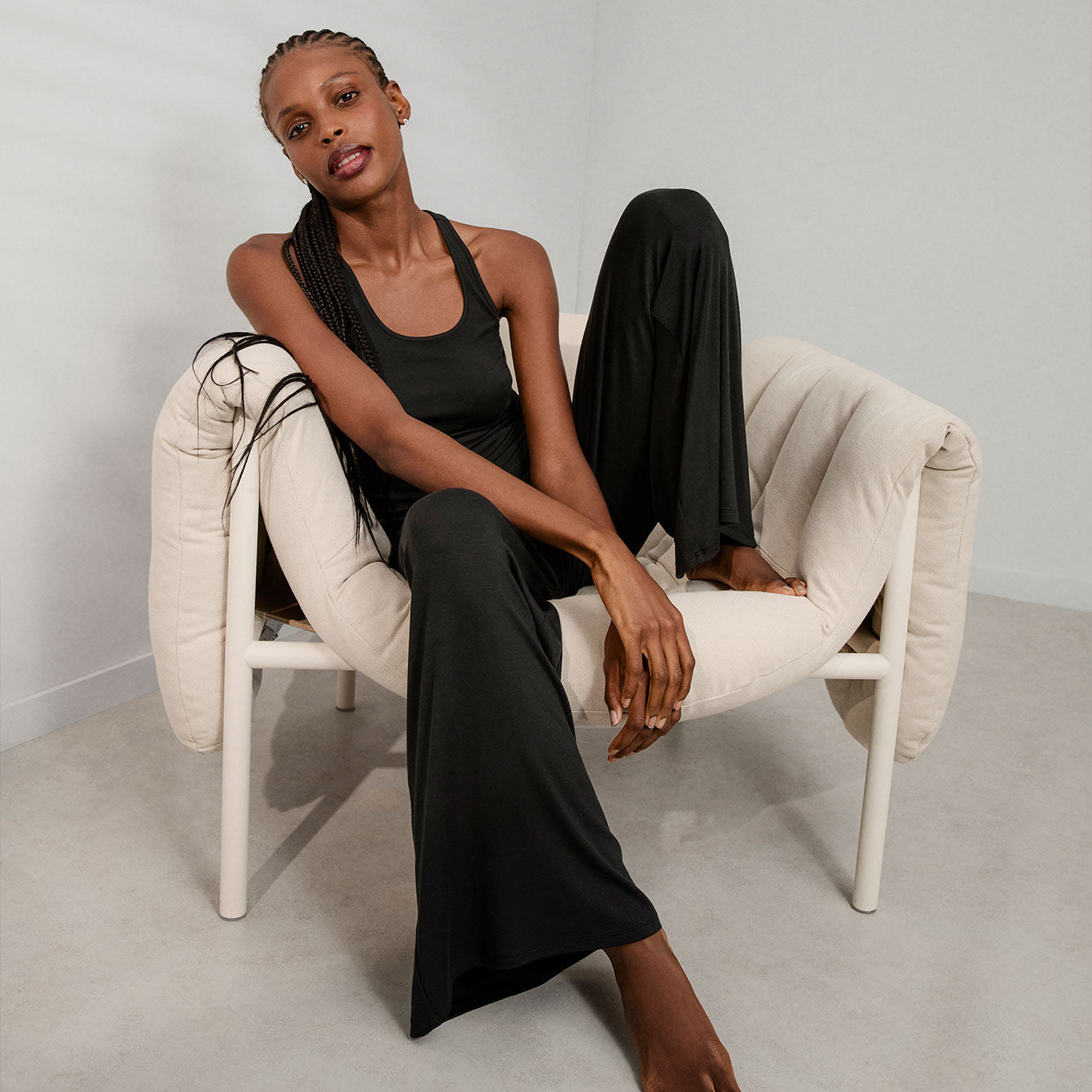 Soft Modal Rib Foldover Pant、mySite、bengalsvssteelers