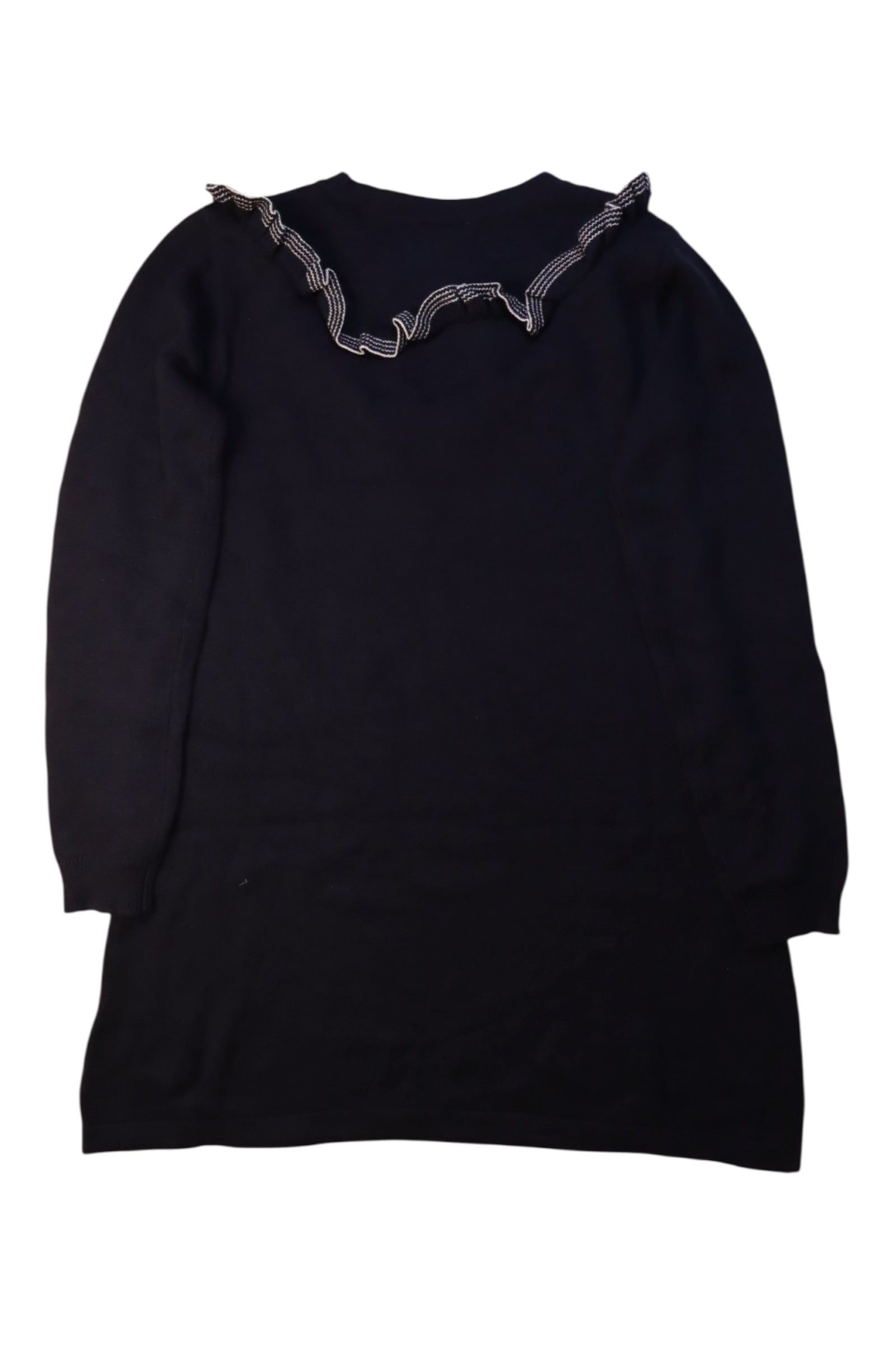 Jacadi Ruffle Detail Sweater Dress 10Y、mySite、g9winljtr