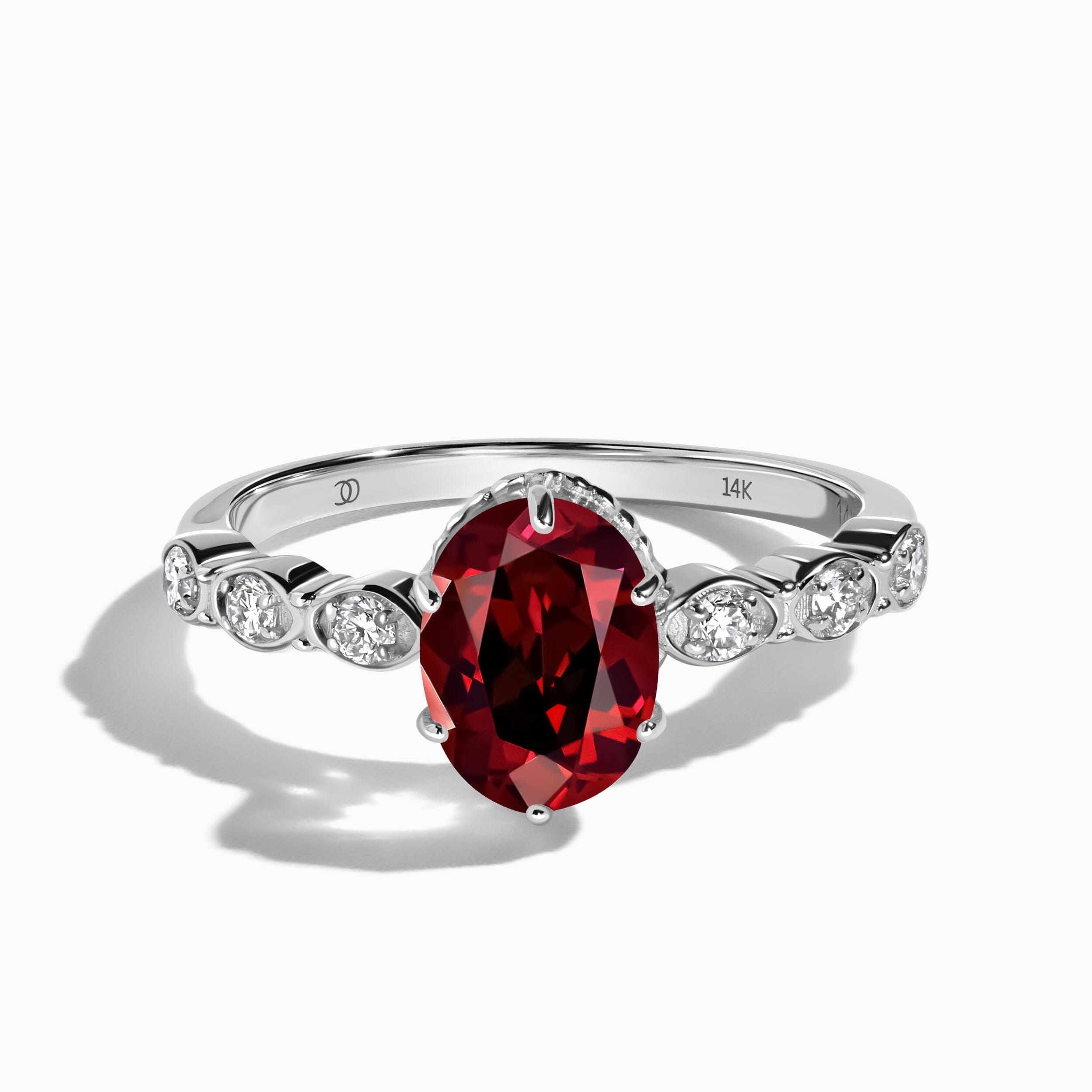 Garnet Lab Diamond Ring - Mirth、mySite、hinf8tx79