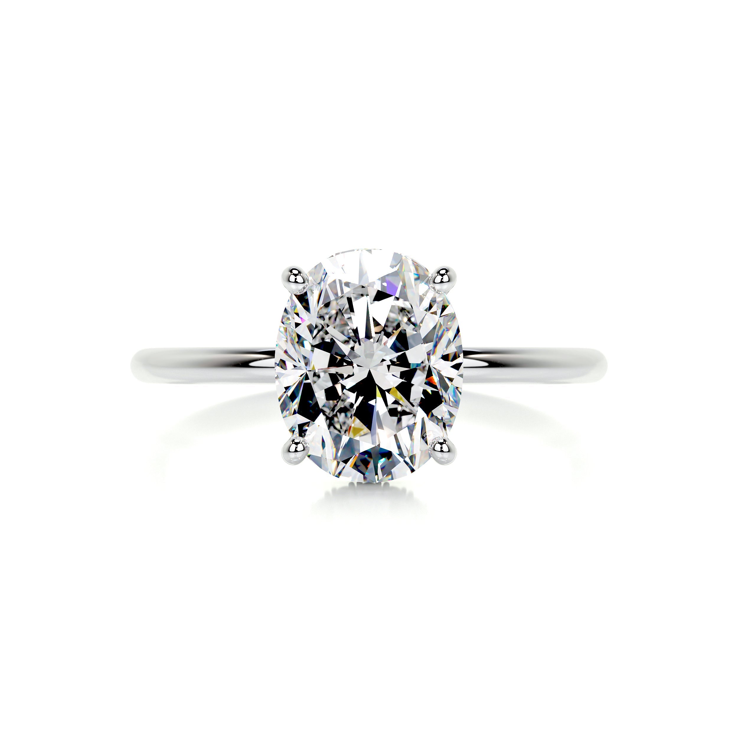Willow Moissanite & Diamond Ring -Platinum (RTS)、mySite、hinf8tx79